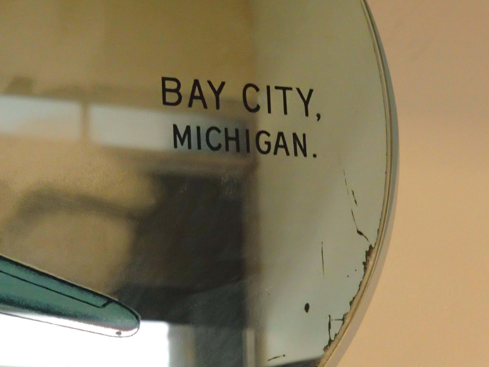 Midcentury Advertising Mirror "Airliner" San Telmo Cigar Co Bay City Michigan photo buy