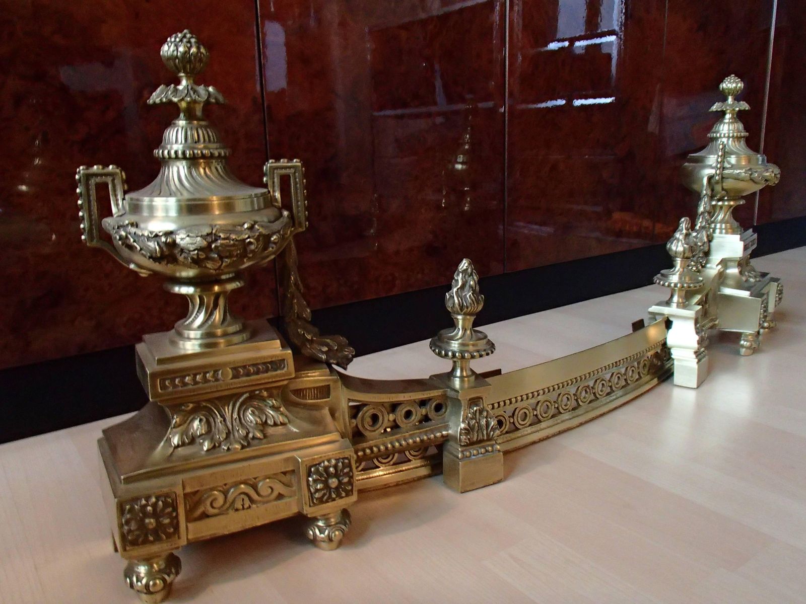 19th Century Empire Fireplace Bronze Or Brass photo vinterior