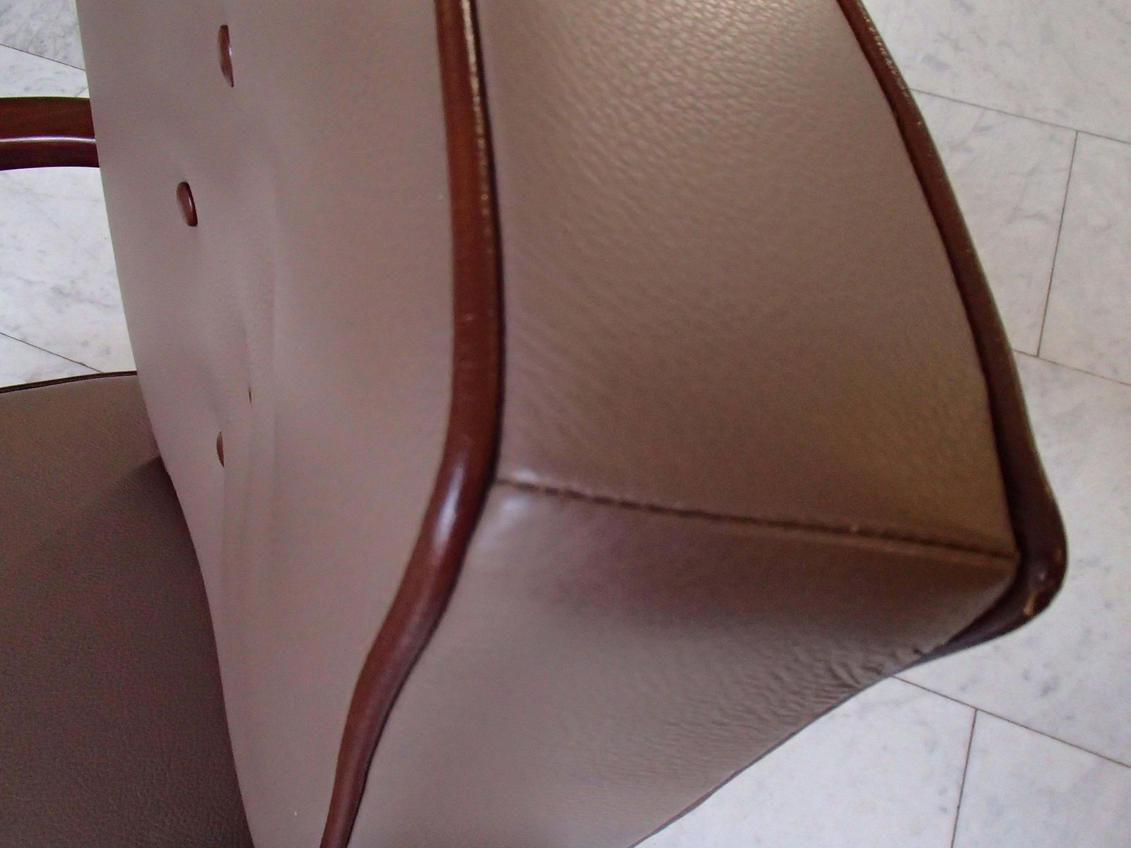 Pair Of 1940 Leather Lounge Chairs photo for sale