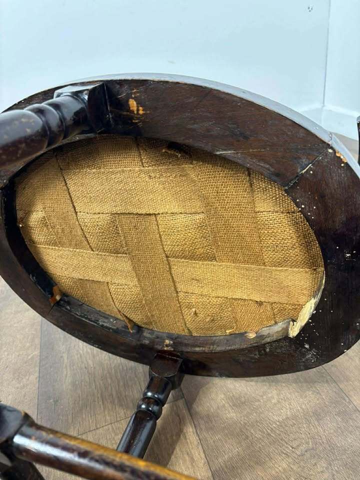 photo furniture Edwardian Inlaid Tub Side Chair
