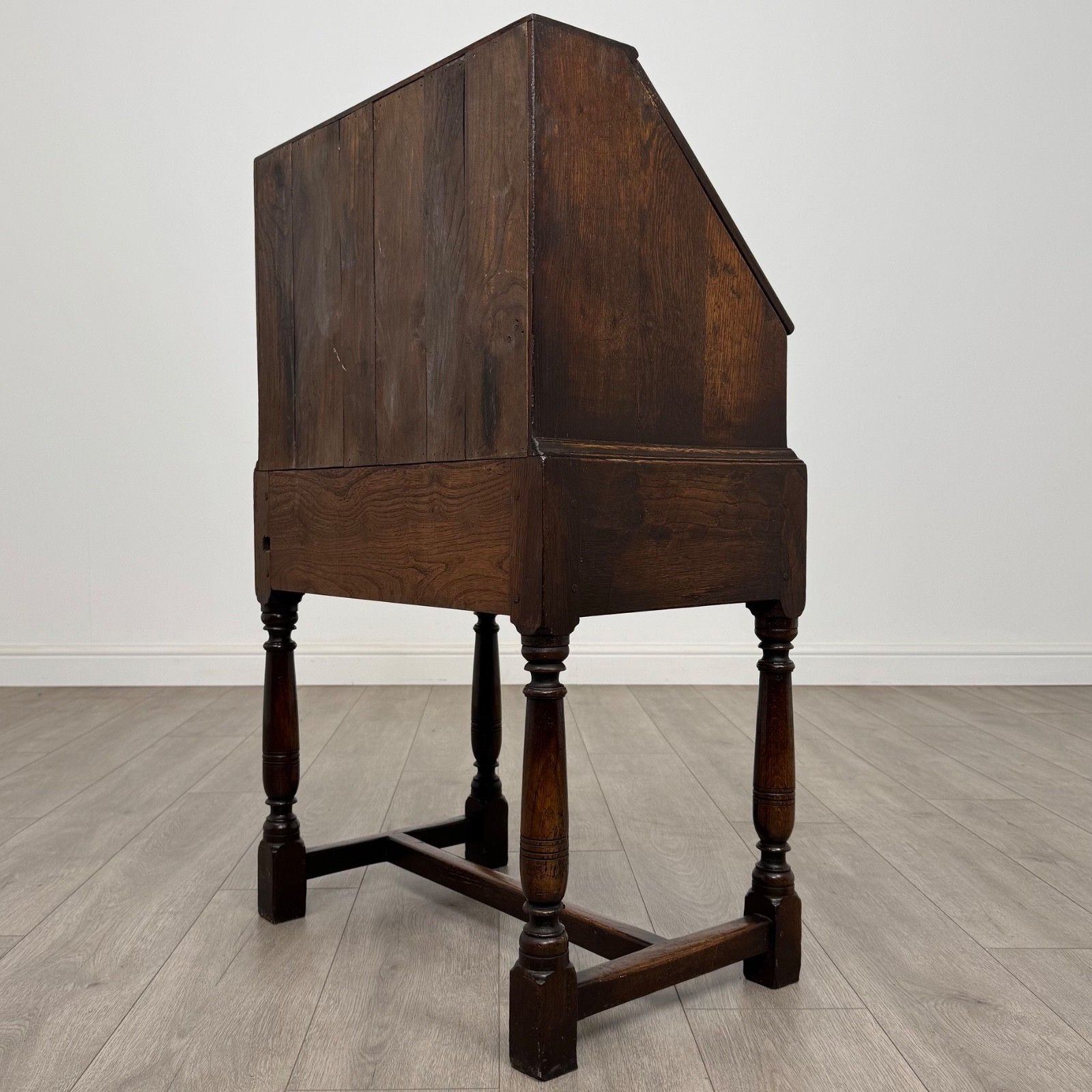 Antique 20th Century Fine Quality Small Oak Bureau photo buy