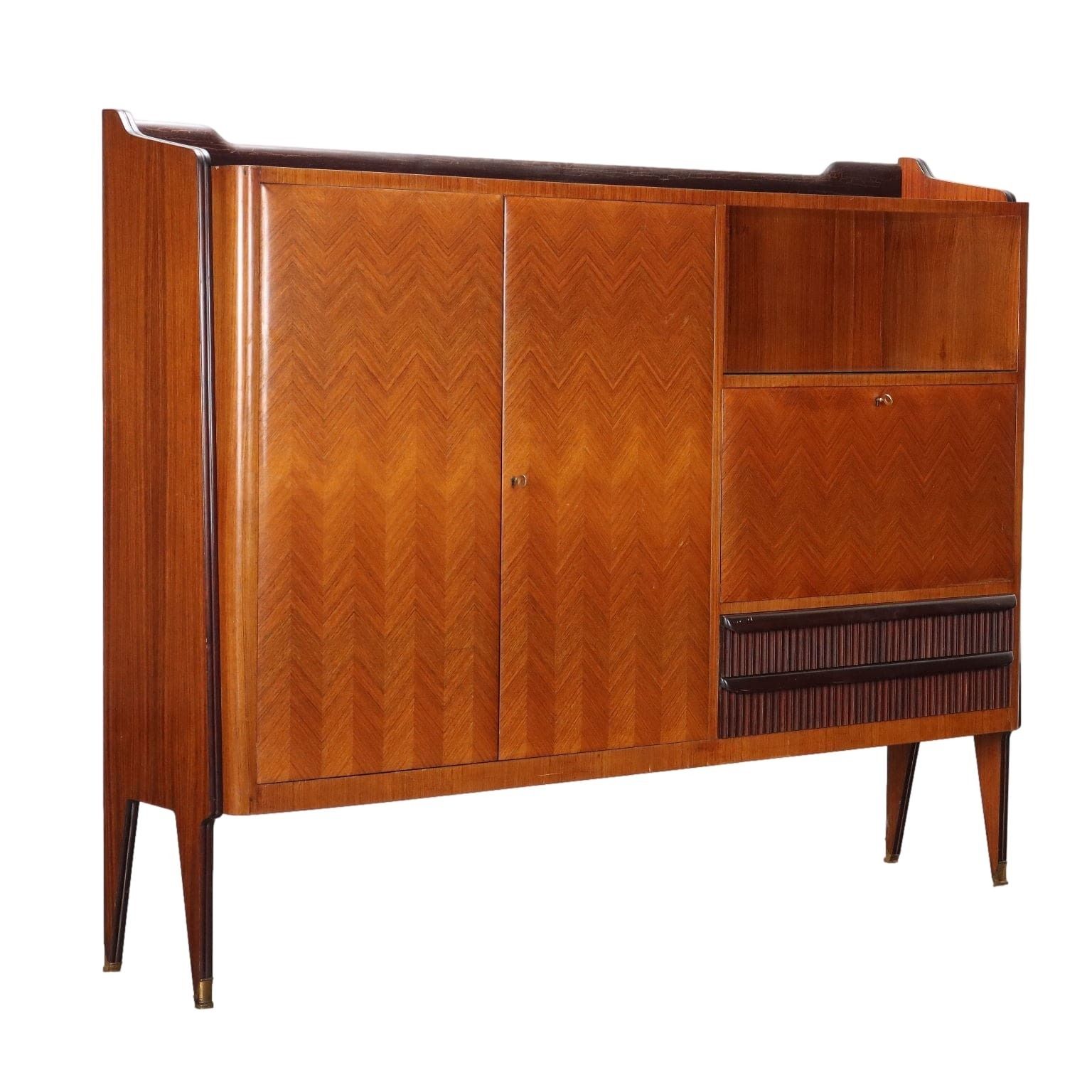 Vintage Living Room Furniture Exotic Wood Italy 1960s