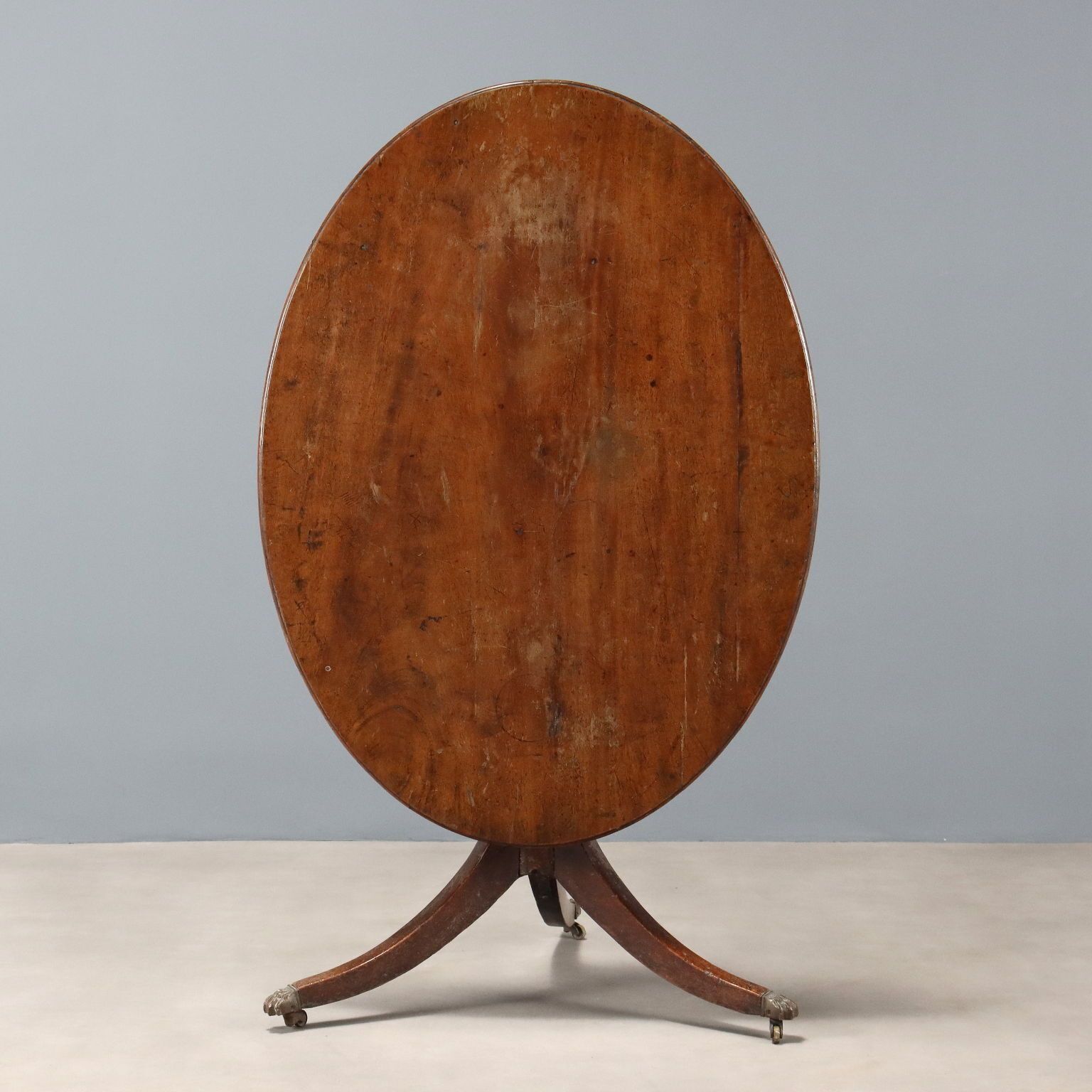 Antique Table Mahogany Oval Shaped England XIX Century photo Furniture