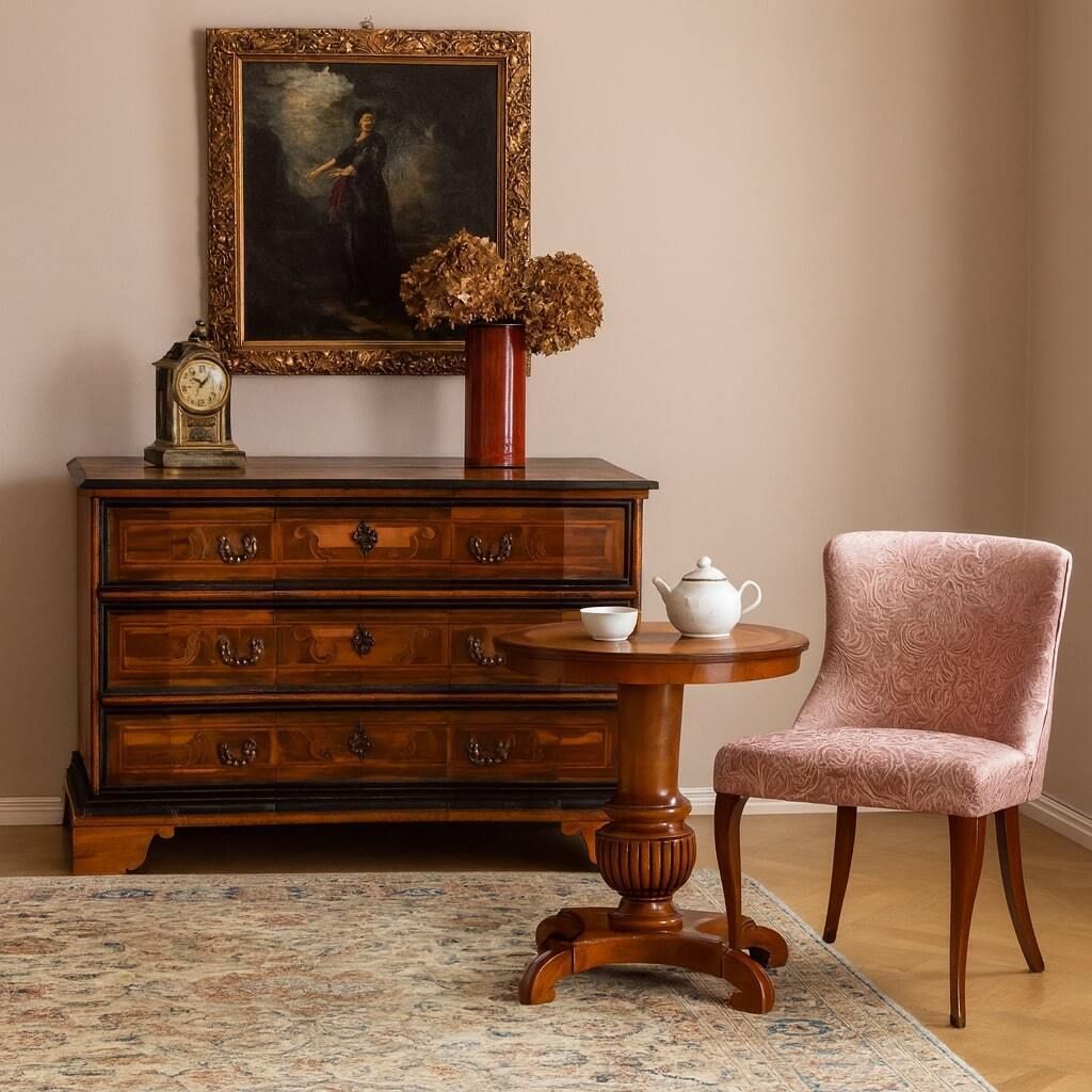Antique Chest Of Drawers Baroque 3 Drawers Italy XVIII Century photo furniture