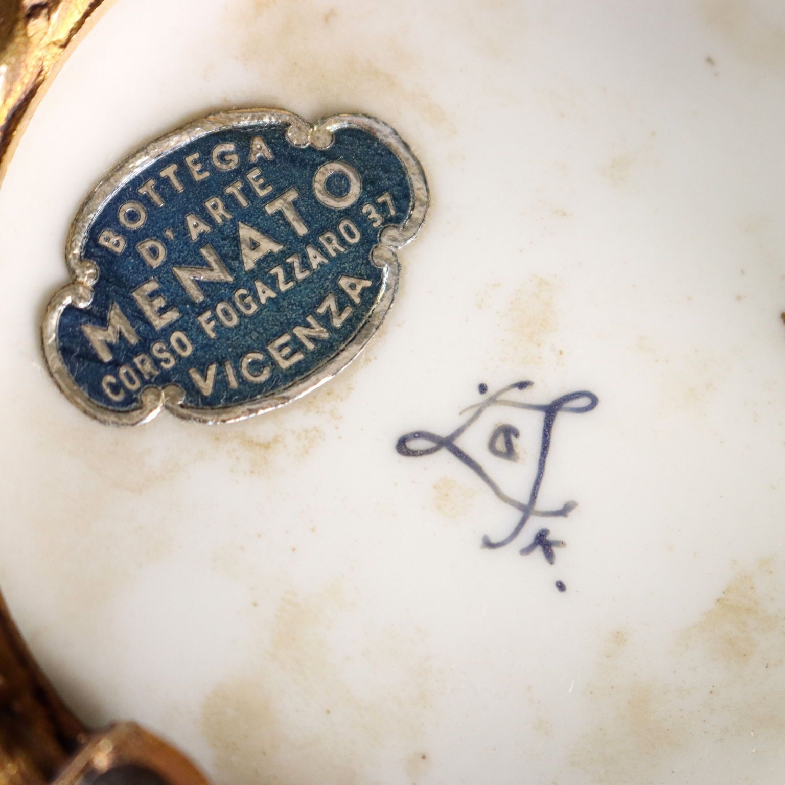 photo for sale Antique Bowl Porcelain Sèvres Man. France Early XX Century