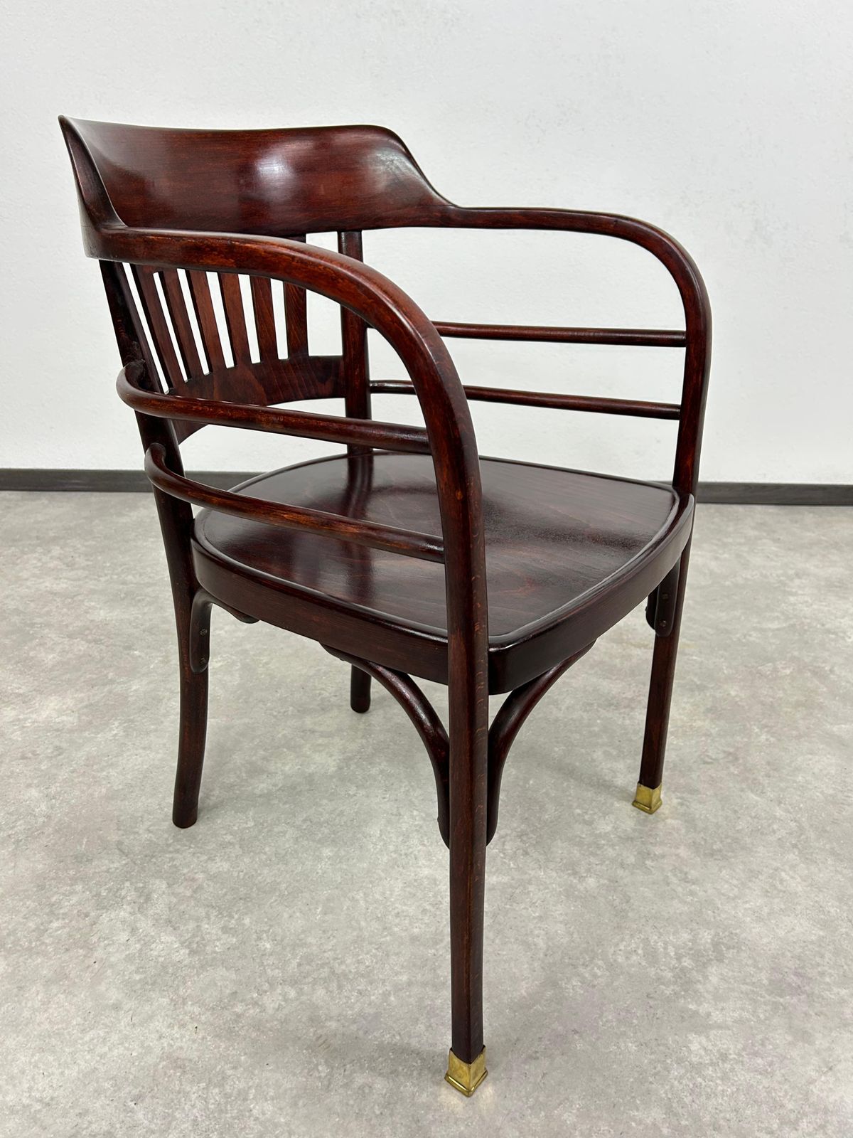 Secession Desk Chair No.6095 By Otto Wagner For Thonet photo Furniture