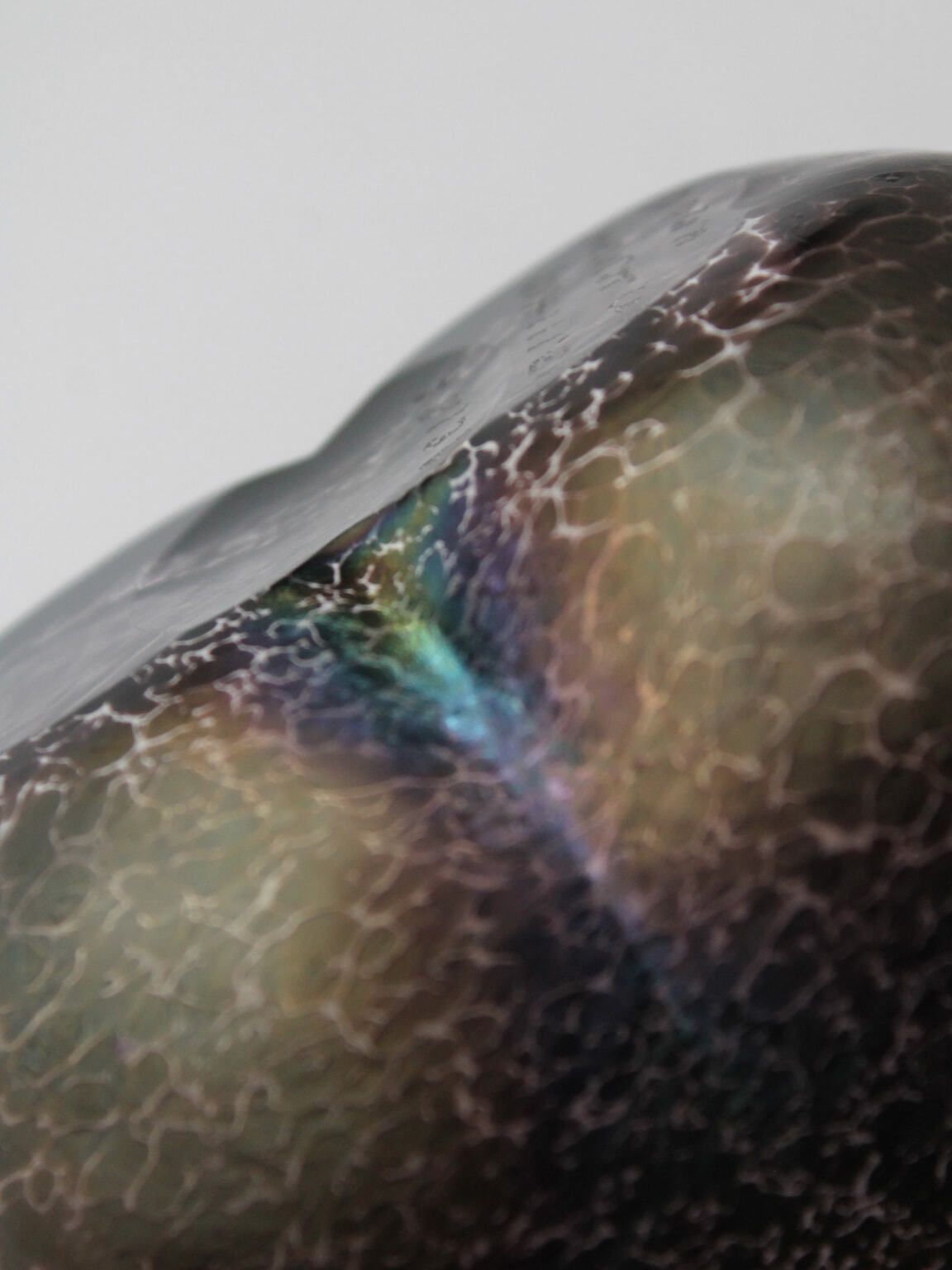 Bertil Vallient "Volcano" Art Glass Vase, For Kosta Boda, Sweden, 1980s photo 392.0