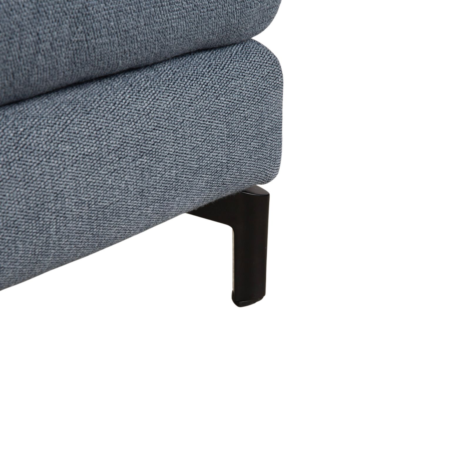 Pouf Rolf Benz Nuvola en tissu bleu gris photo Mobilier