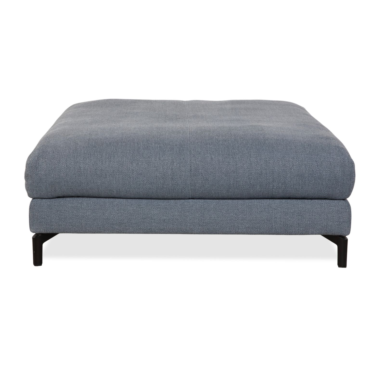 Pouf Rolf Benz Nuvola en tissu bleu gris photo buy
