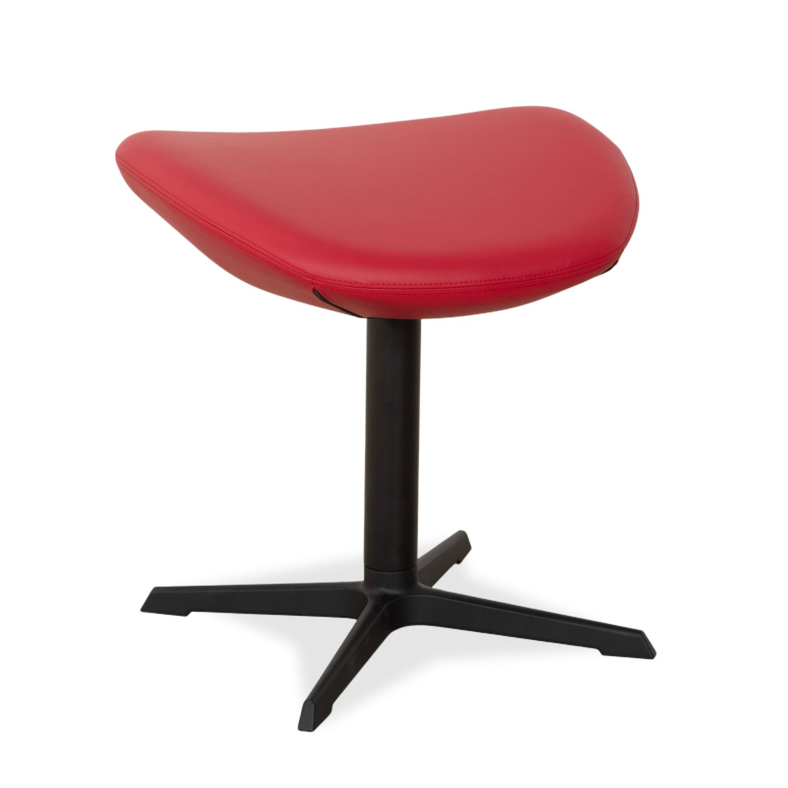Varier Cocoon, fauteuil en cuir rouge photo 3688.0