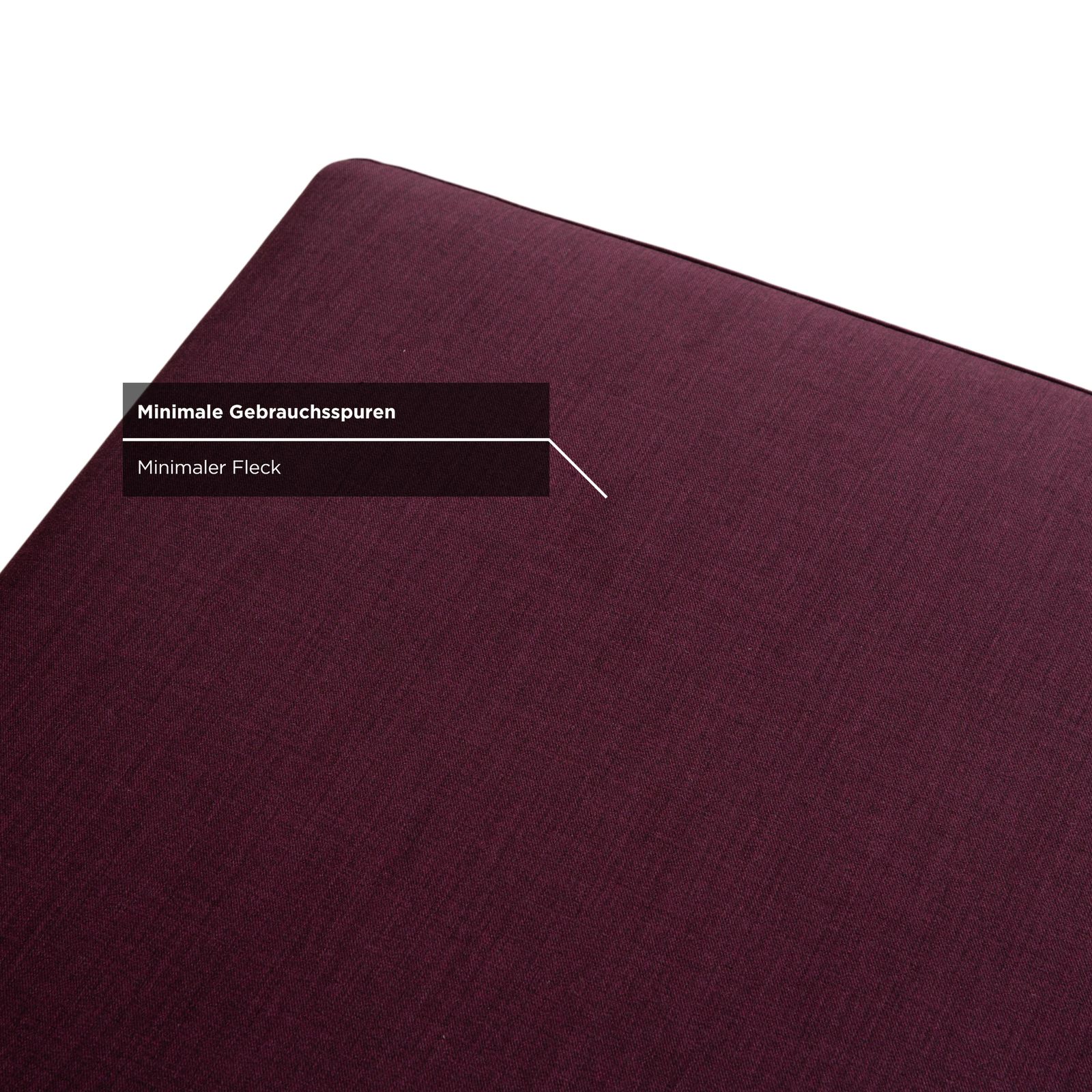 Repose-pieds Ewald Schillig Flex Plus en tissu, violet aubergine photo Mobilier