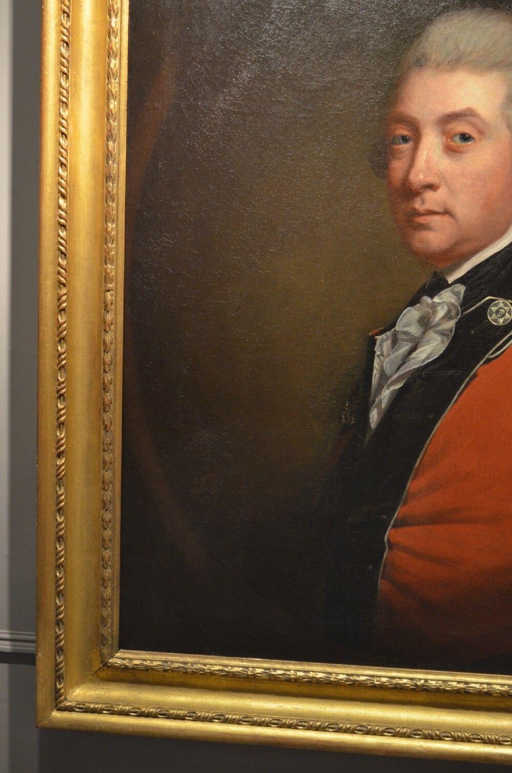Superb 18th Century Portrait Of Alexander Popham By Thomas Beach Signed photo furniture
