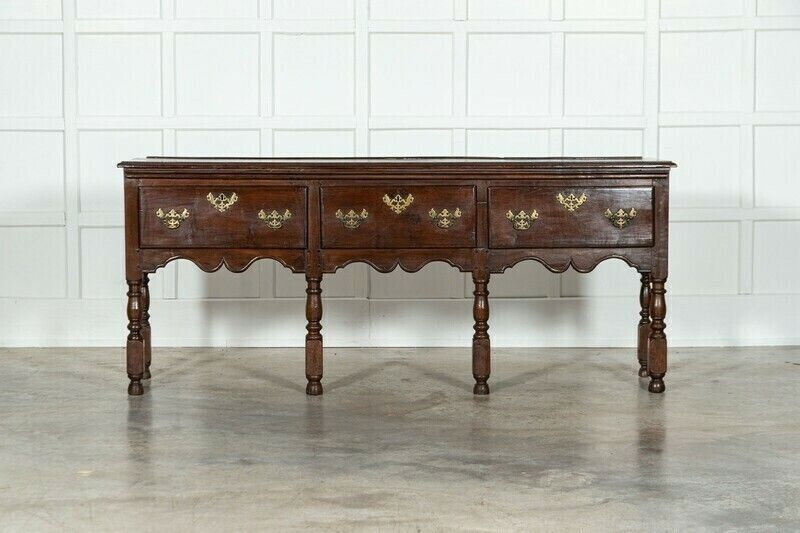 Large 18thc English Oak Dresser
