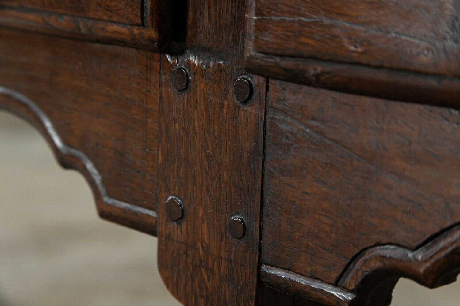 Large 18thc English Oak Dresser photo vintage