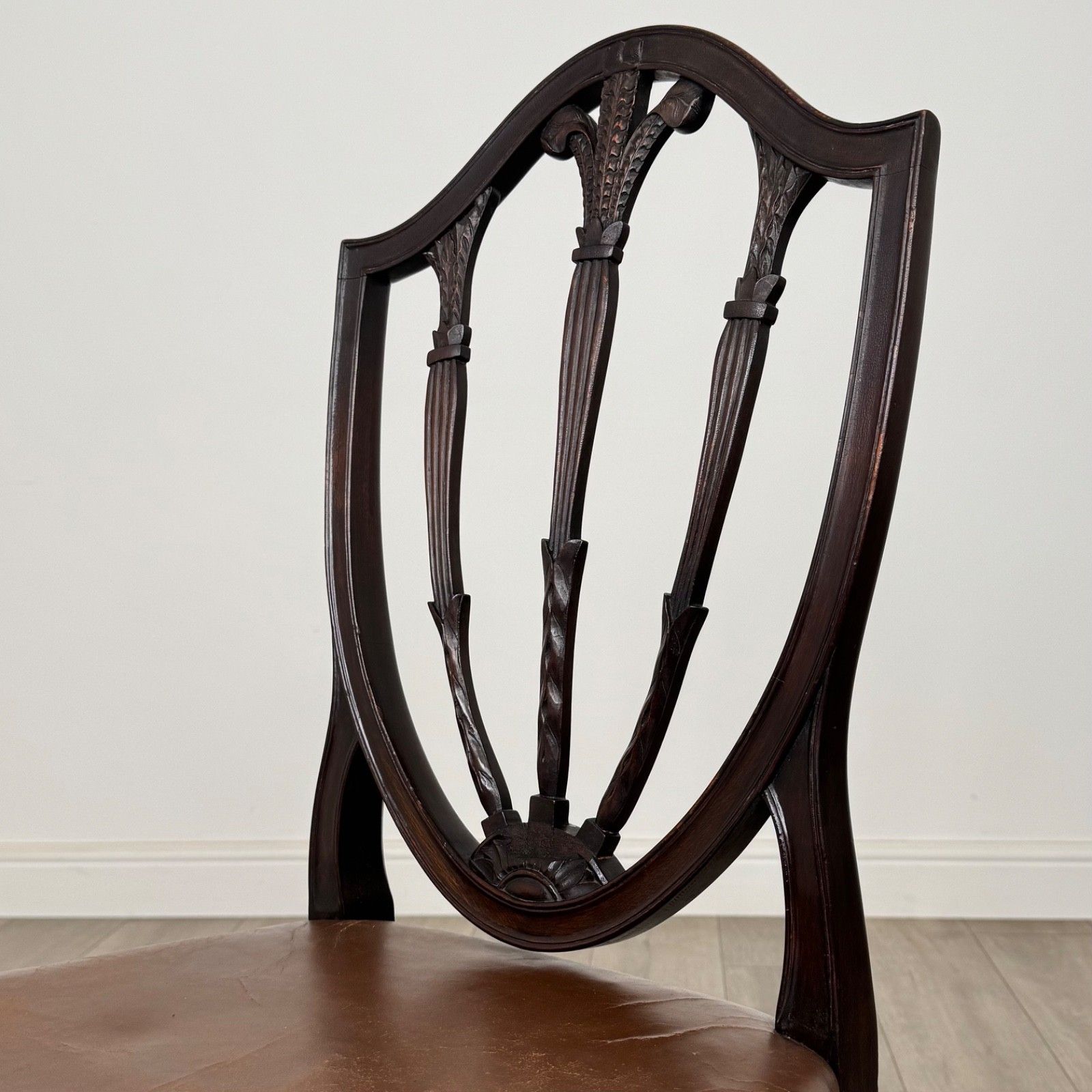 Antique 18th Century Set Of 6 Dining Chairs In Mahogany photo 625.0