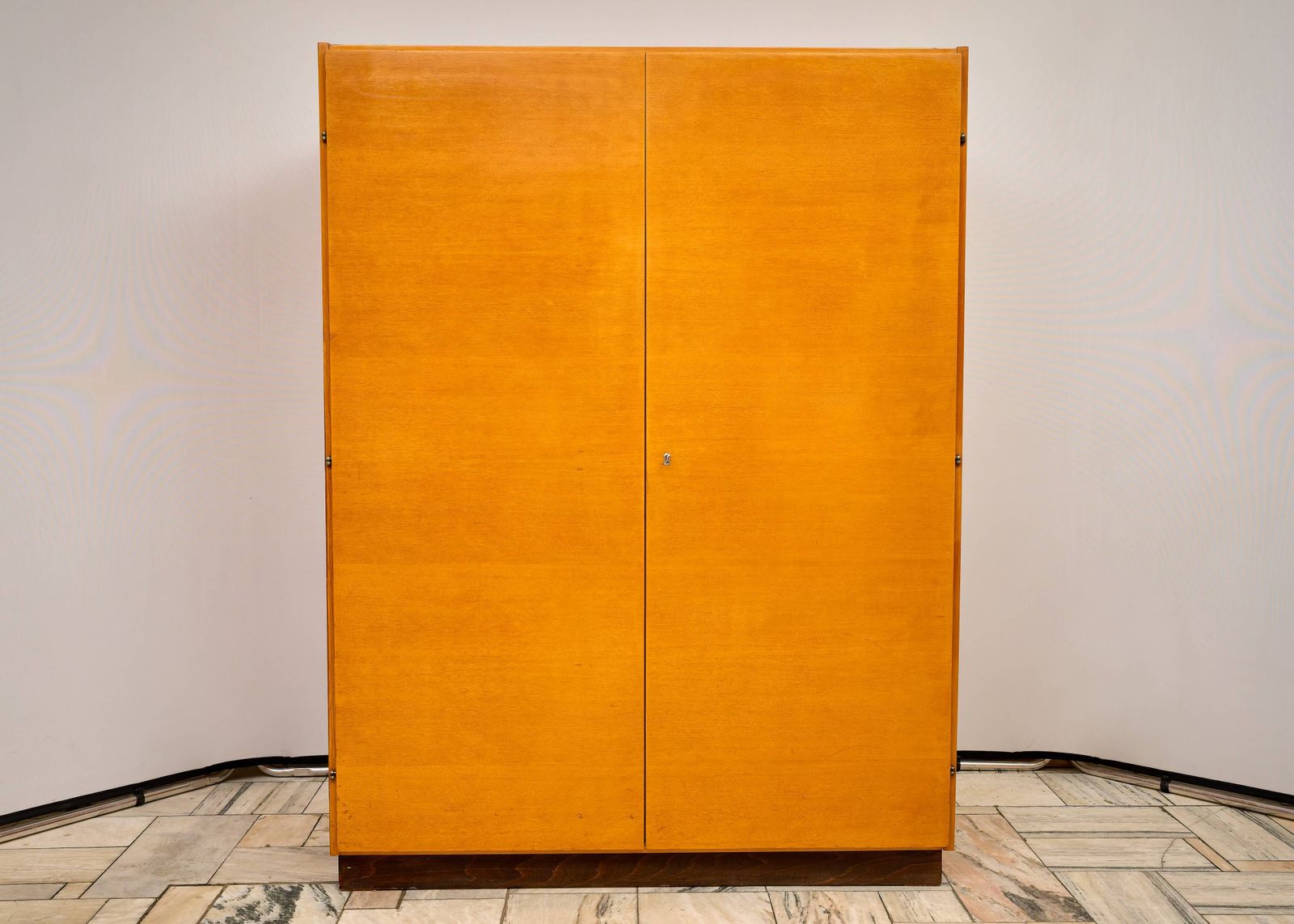 photo vintage Two Door Wardrobe By Mojmír Požár For Up Závody, Czechoslovakia, 1960s.