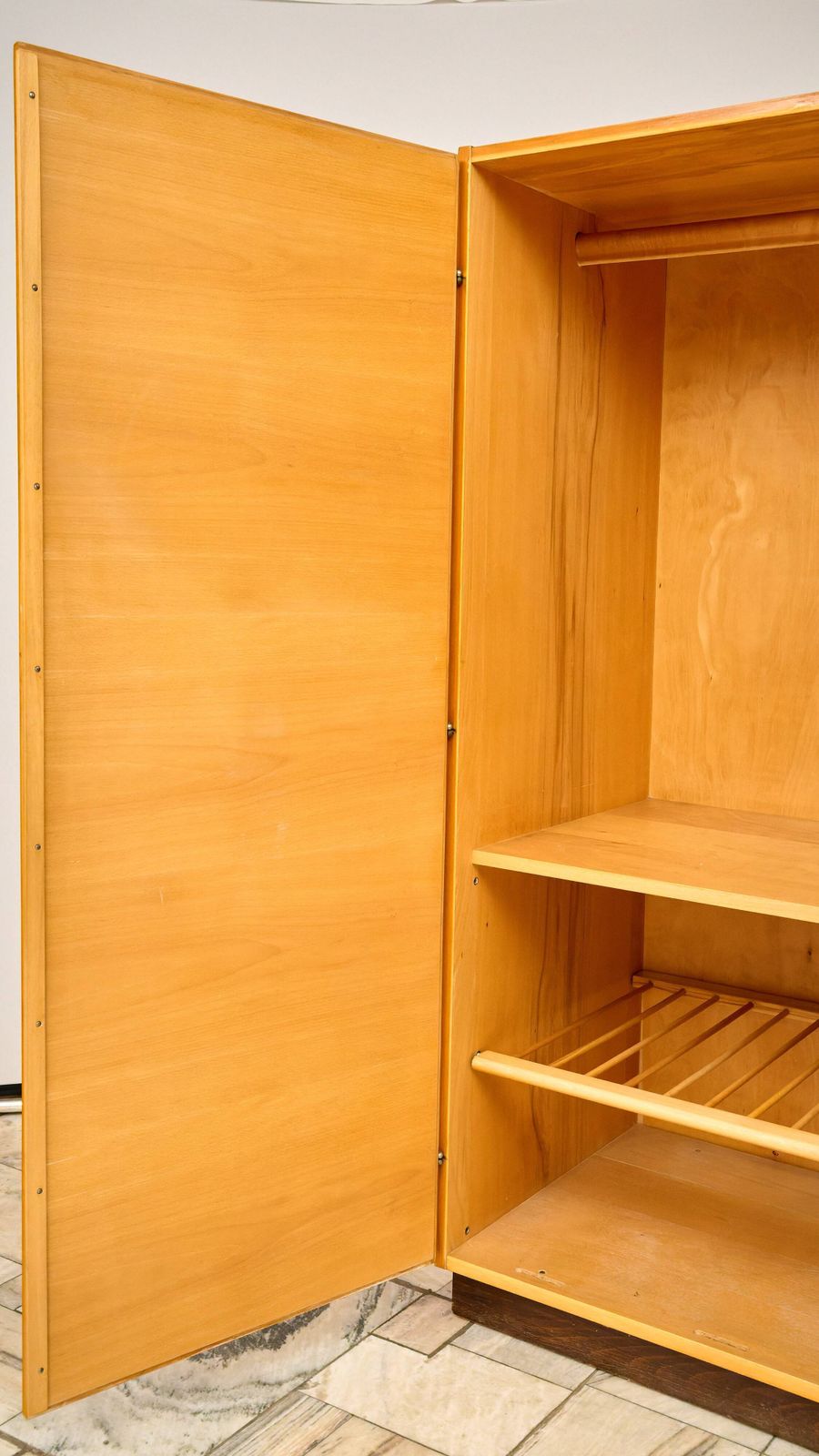 Two Door Wardrobe Designed By Mojmír Požár, Czechoslovakia, 1960s. photo Furniture
