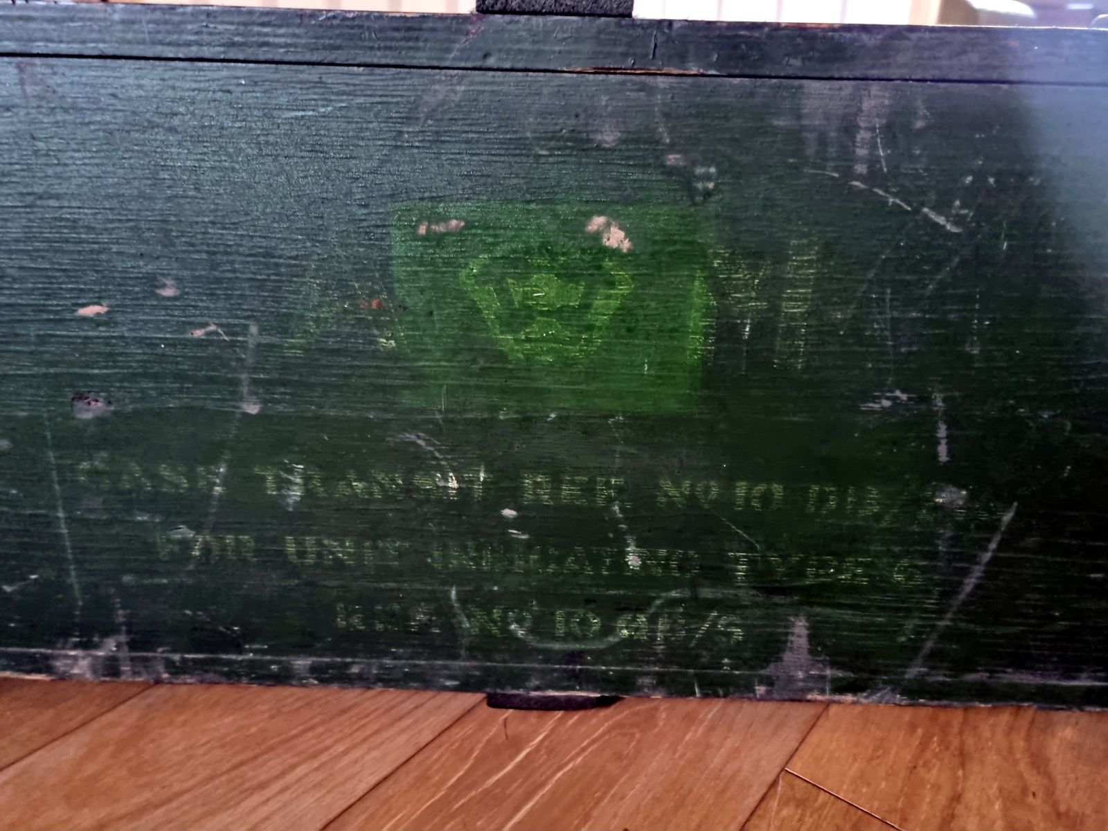 Original Military Equipment Box, Royal Air Force Raf, World War Two British Issue Radio Ammo, Large photo buy