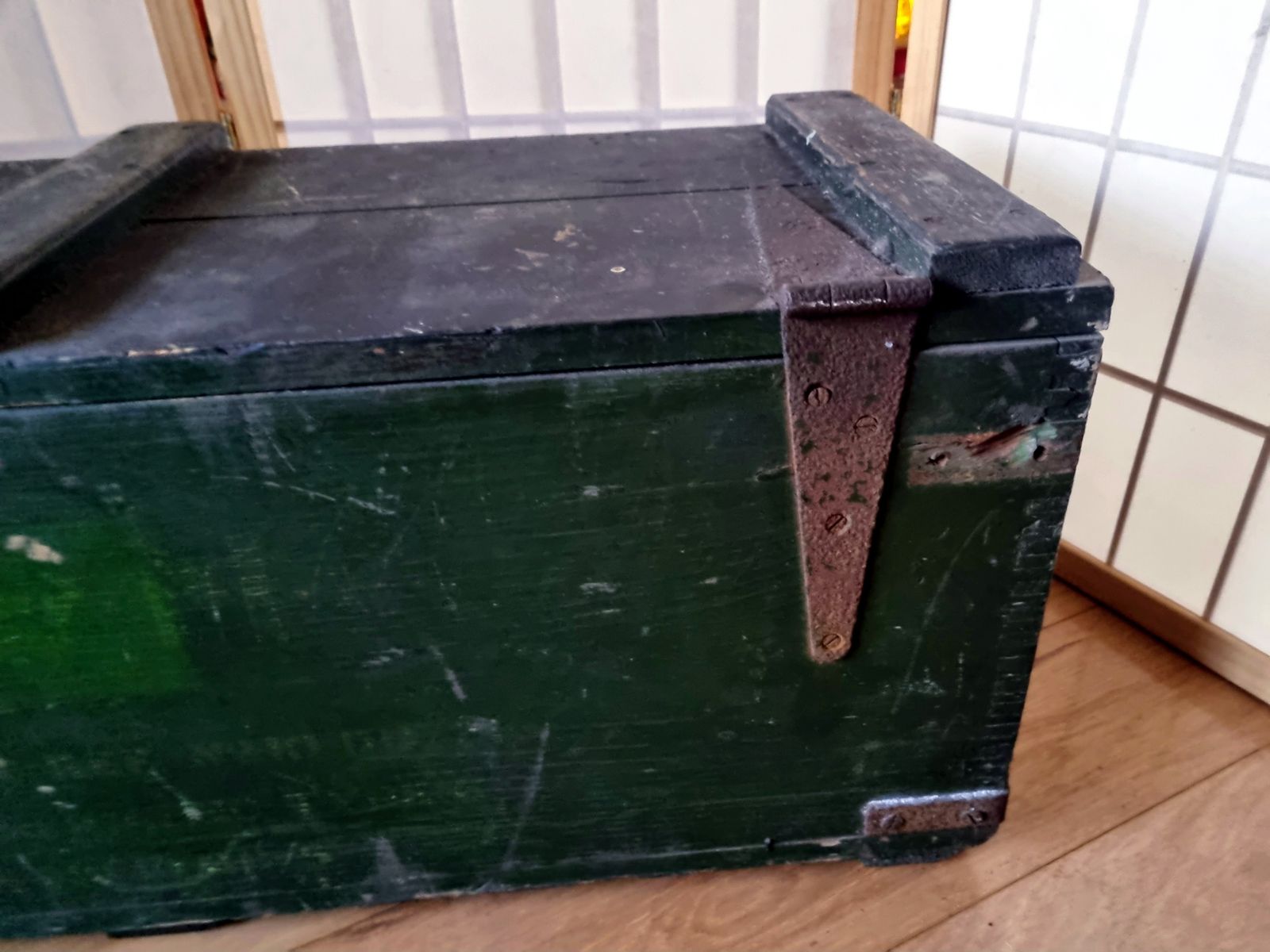 photo for sale Original Military Equipment Box, Royal Air Force Raf, World War Two British Issue Radio Ammo, Large