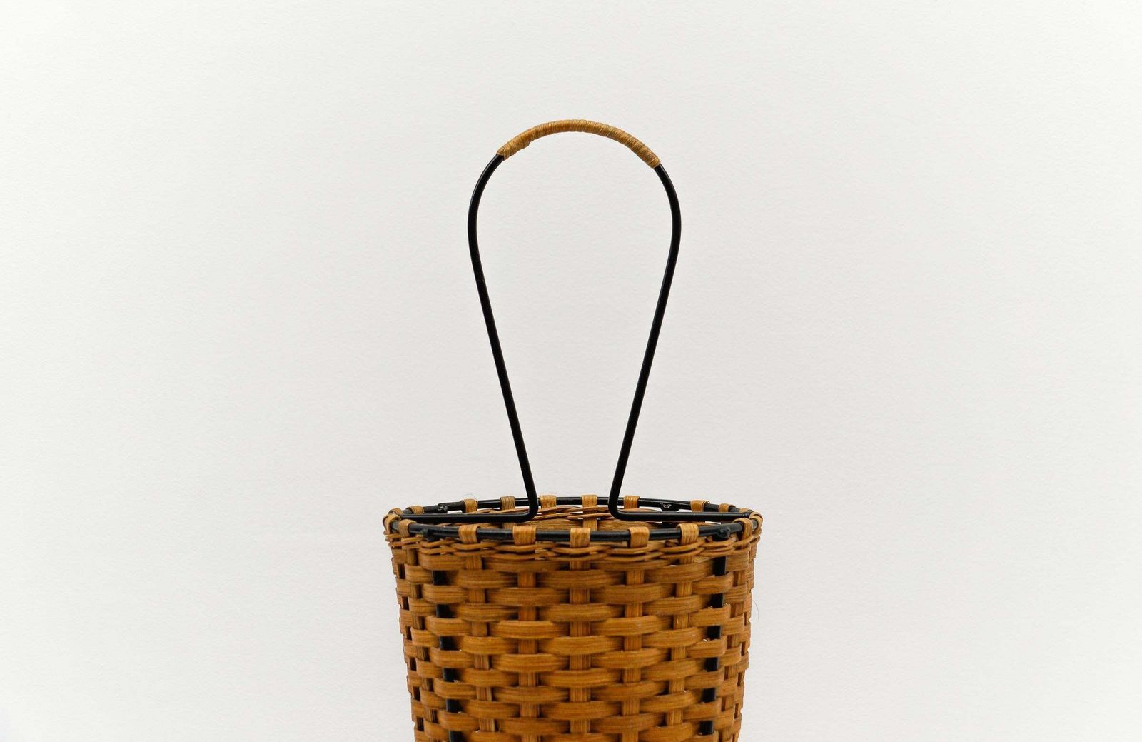 Scandinavian Umbrella Stand Made Of Rattan And Cord, 1960s Sweden photo 581.0