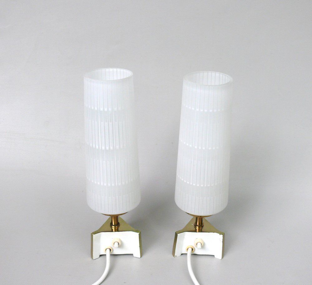 Dainty Table Lamps In The Style Of The Vereinigte Werkstätten München, 1950s, Set Of 2 photo 3000.0