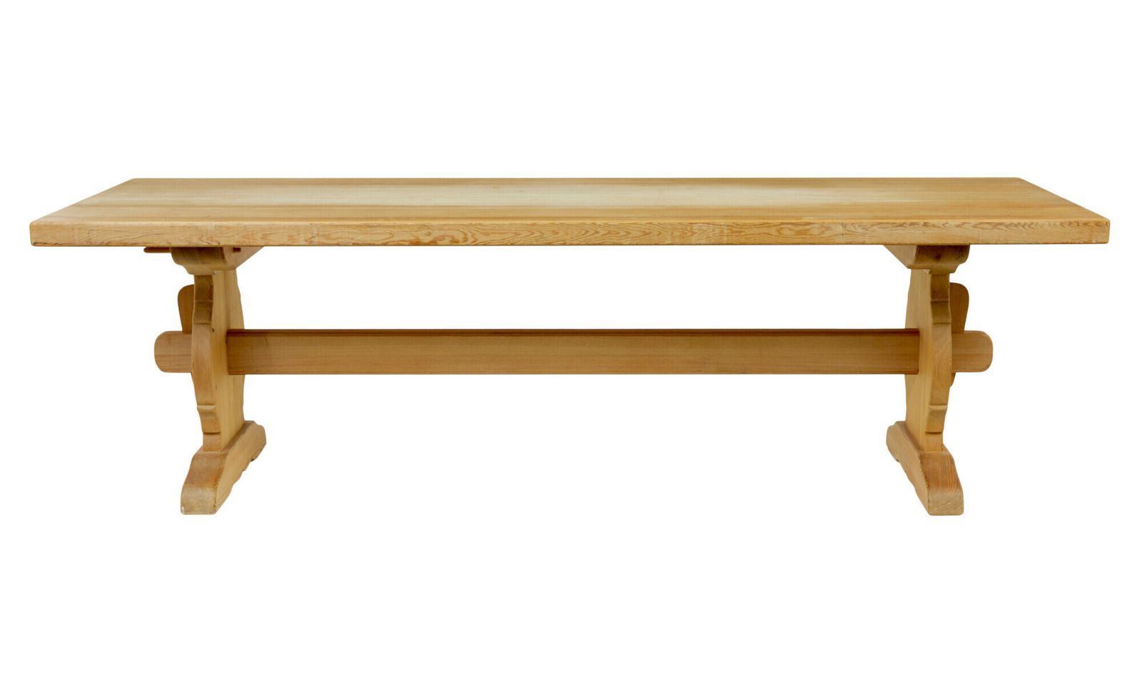 Mid Century Swedish Solid Pine Dining Table photo 2805.0