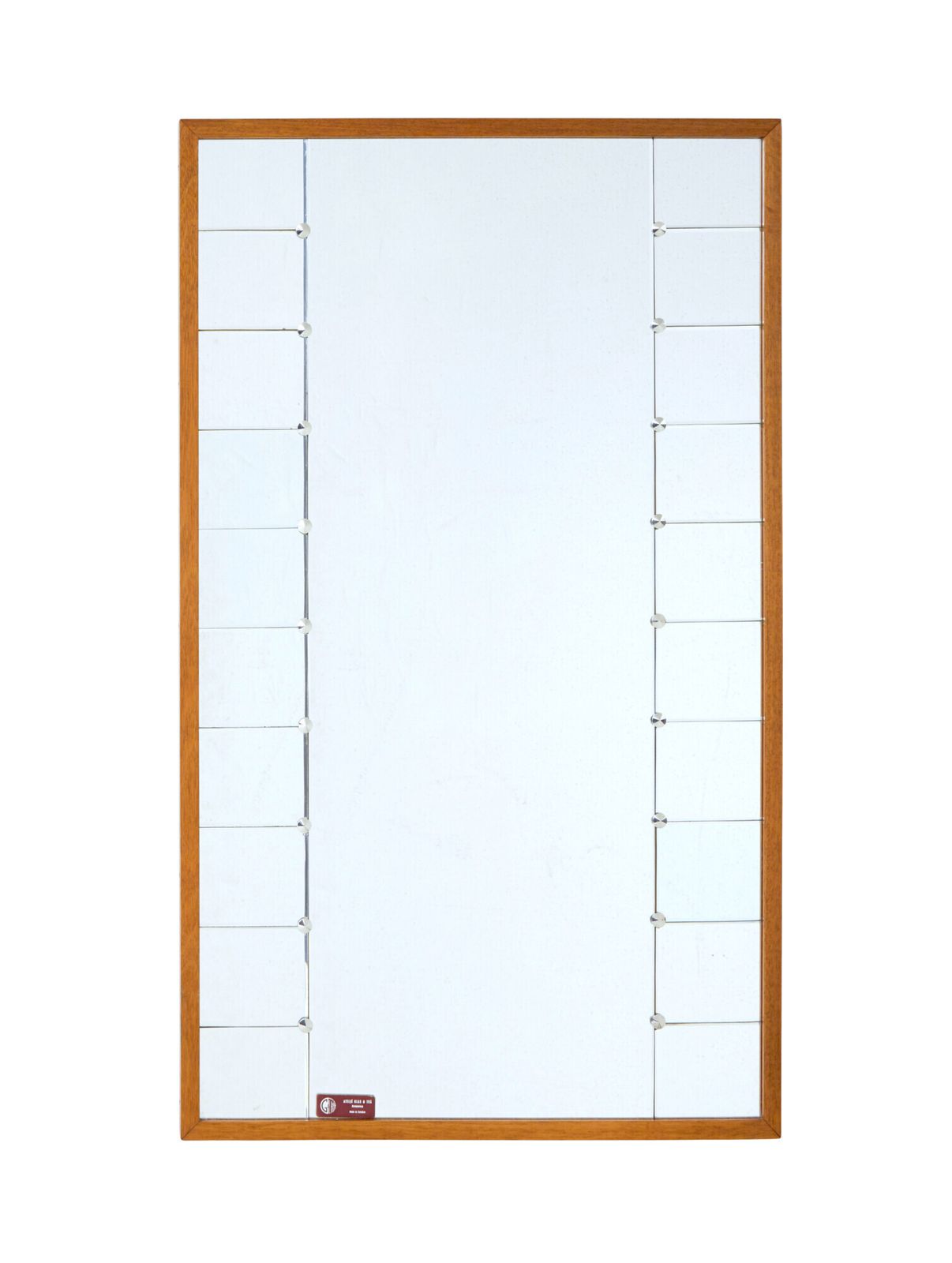 Scandinavian Mid Century Wall Mirror By Glas And Tra