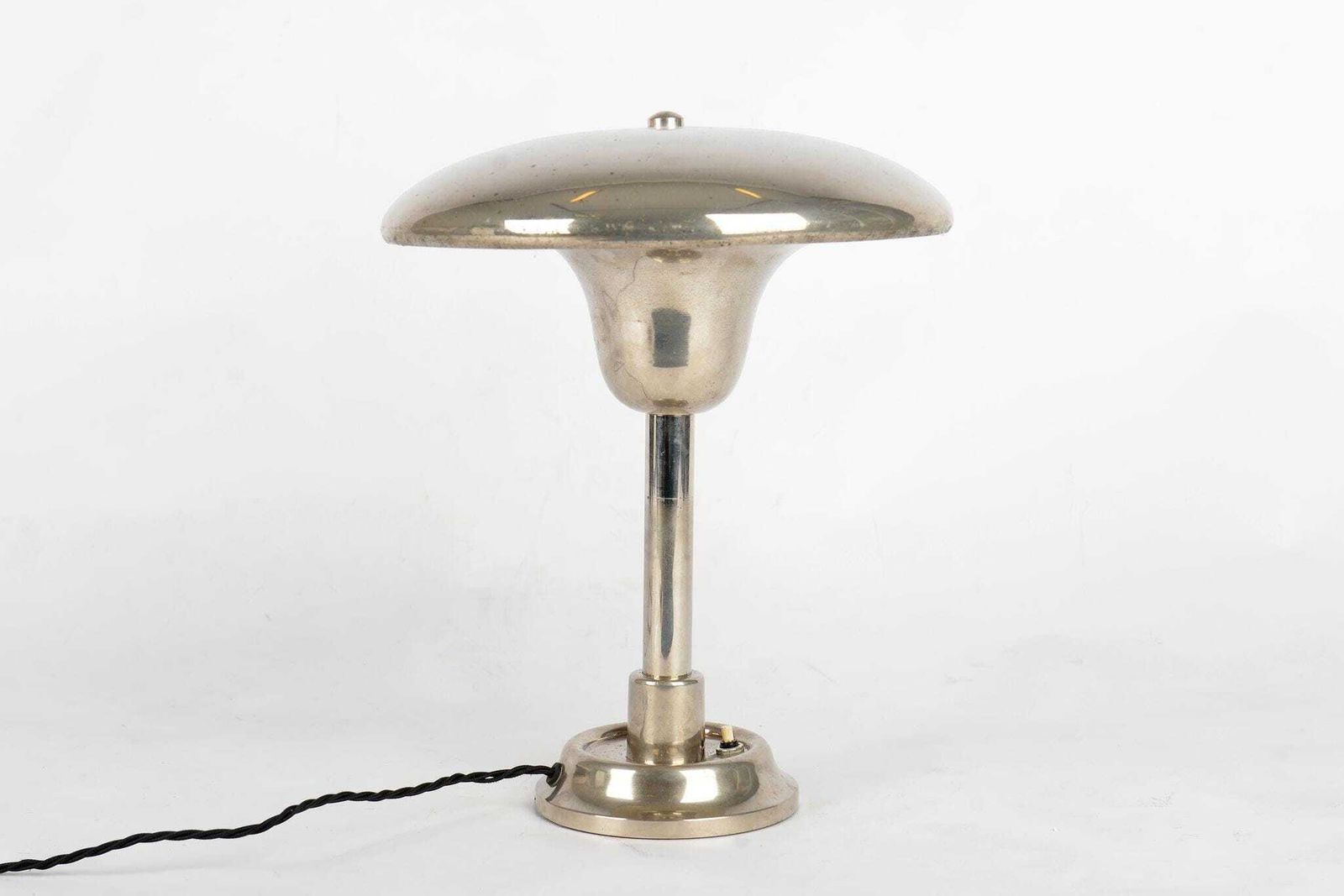 Bauhaus Functionalist Desk Lamp By Franta Anýž 1930s Nickel Plated Desk Lamp, Modernist Lamp, Design Icon photo furniture