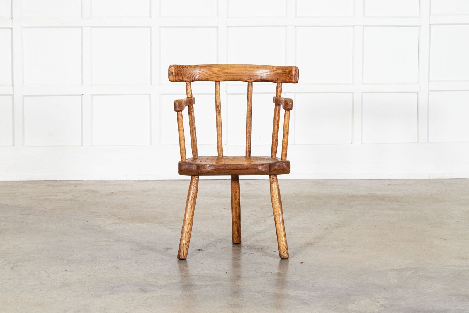 19thc Welsh Ash & Elm Vernacular Hedge Chair
