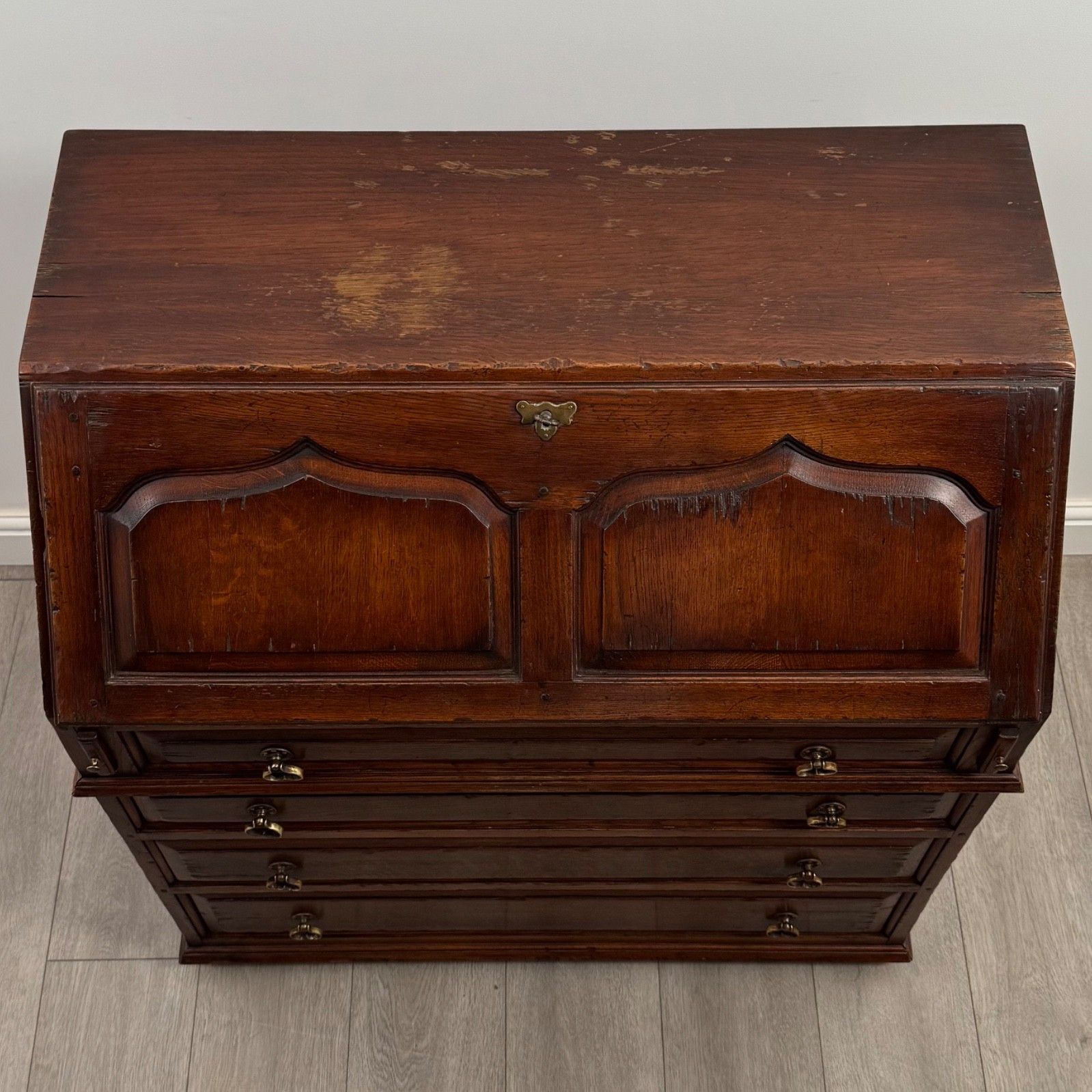 photo for sale Antique 20th Century Fine Quality Bureau In Oak