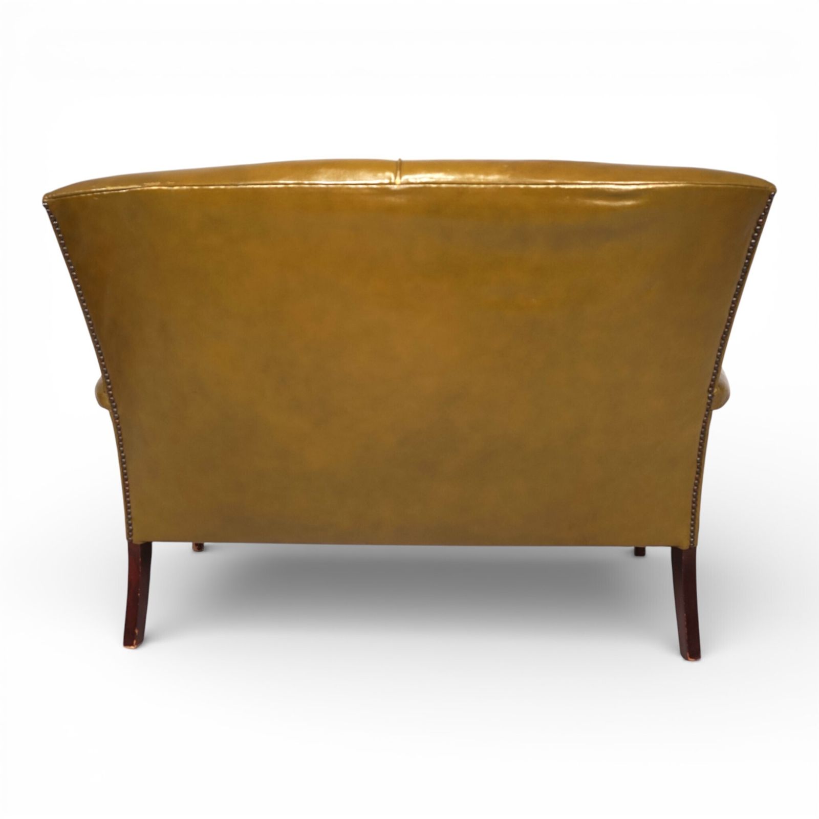 Moss Green Froxfield Leather Two Seater Sofa By Parker Knoll, 1960 photo vinterior