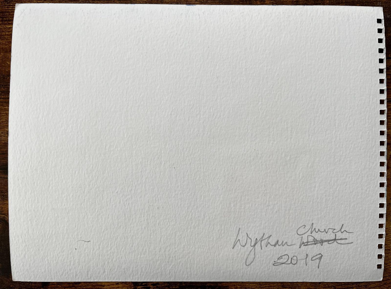 John Steane (B.1931) Wytham Church Oxfordshire Watercolour Painting Of Historic Village Church 2019 photo vintage
