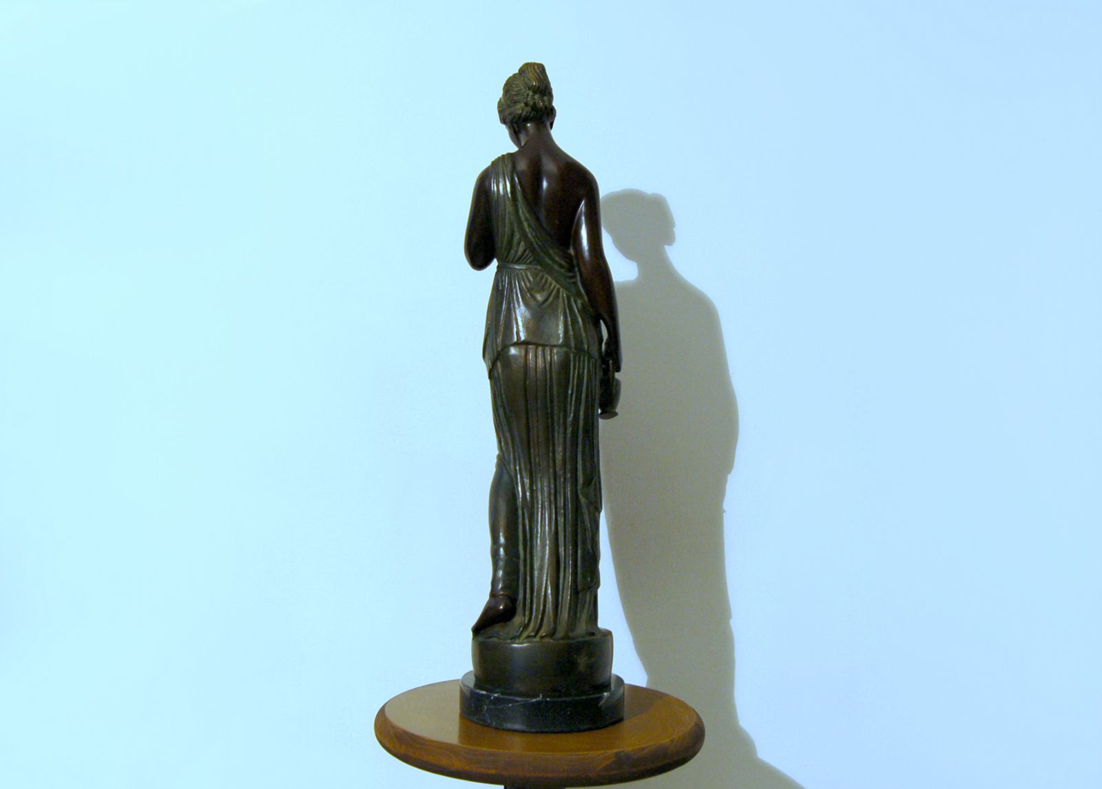photo vinterior Bronze Sculpture / Hebe The Greek Goddess / James Hunt 19th Century / H 65 Cm