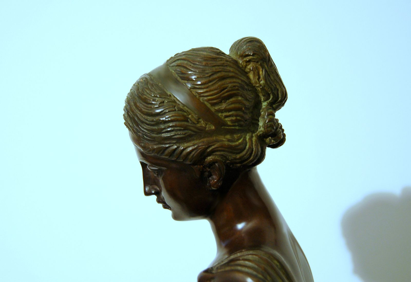 Bronze Sculpture / Hebe The Greek Goddess / James Hunt 19th Century / H 65 Cm photo vinterior