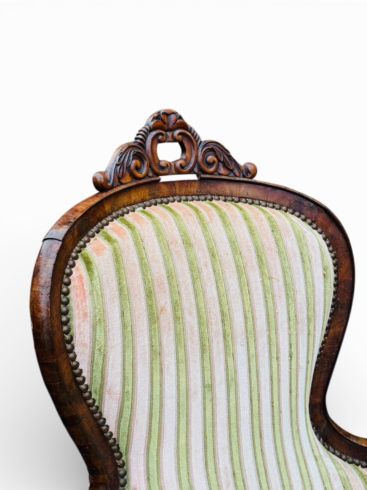 Antique Victorian Mahogany Double Spoon Back Sofa Serpentine Front C1870s photo vinterior