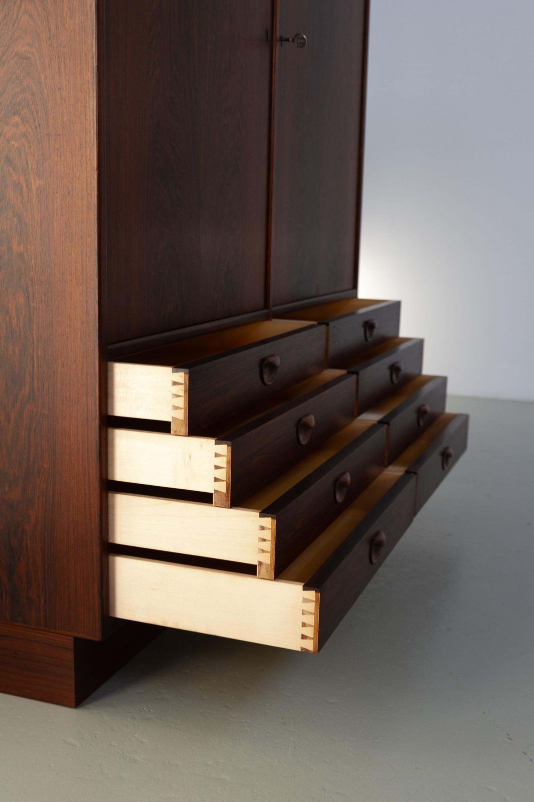 photo furniture Danish Mid Century Rosewood Gentleman's Dresser Cabinet By Axel S. Albeck, 1950s