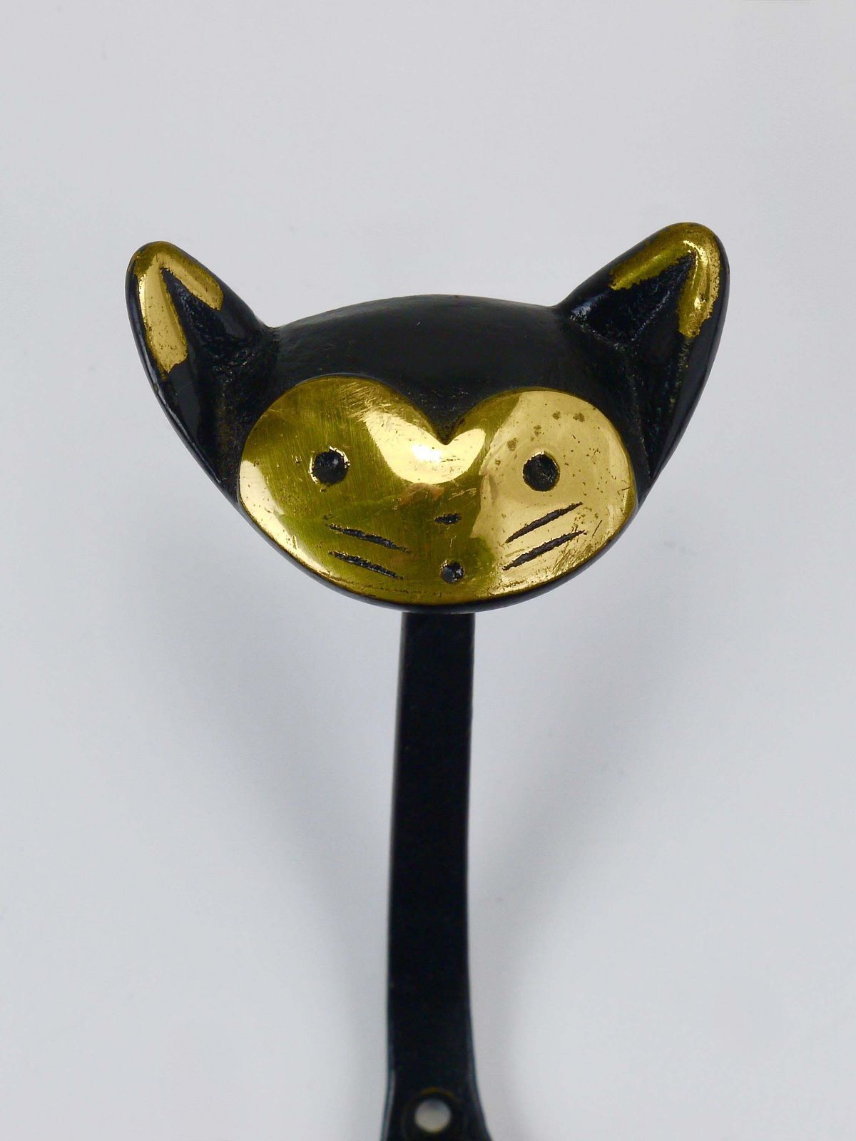 Walter Bosse Cat Zoo Brass Animal Wall Hook By Herta Baller, Austria, 1950s photo furniture