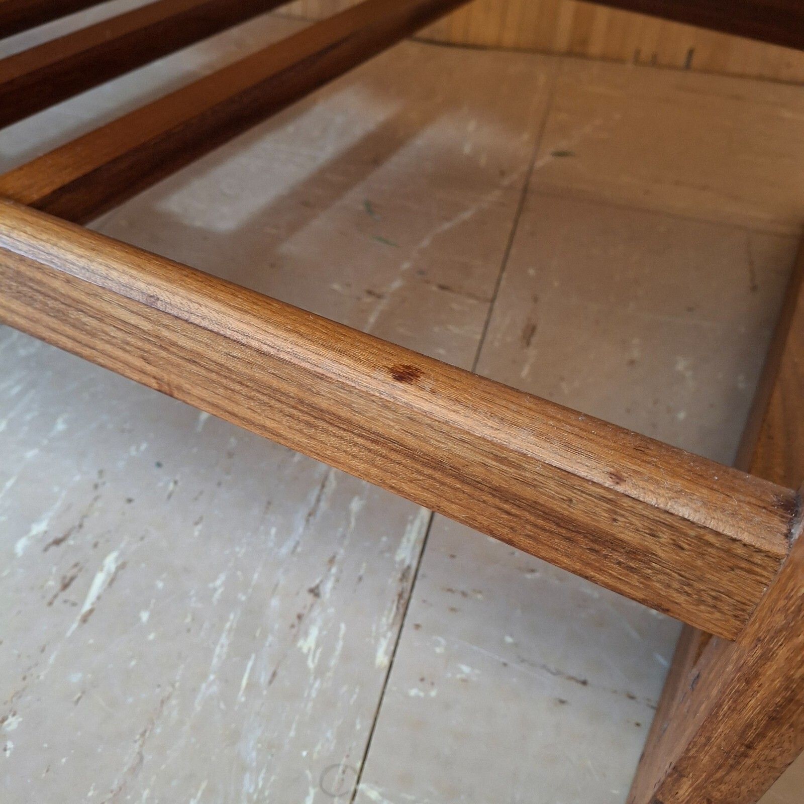 Fab Vintage Retro Bench Seat Boot Room Hall Gym Shoe Rack Teak Cream Sheepskin photo vinterior