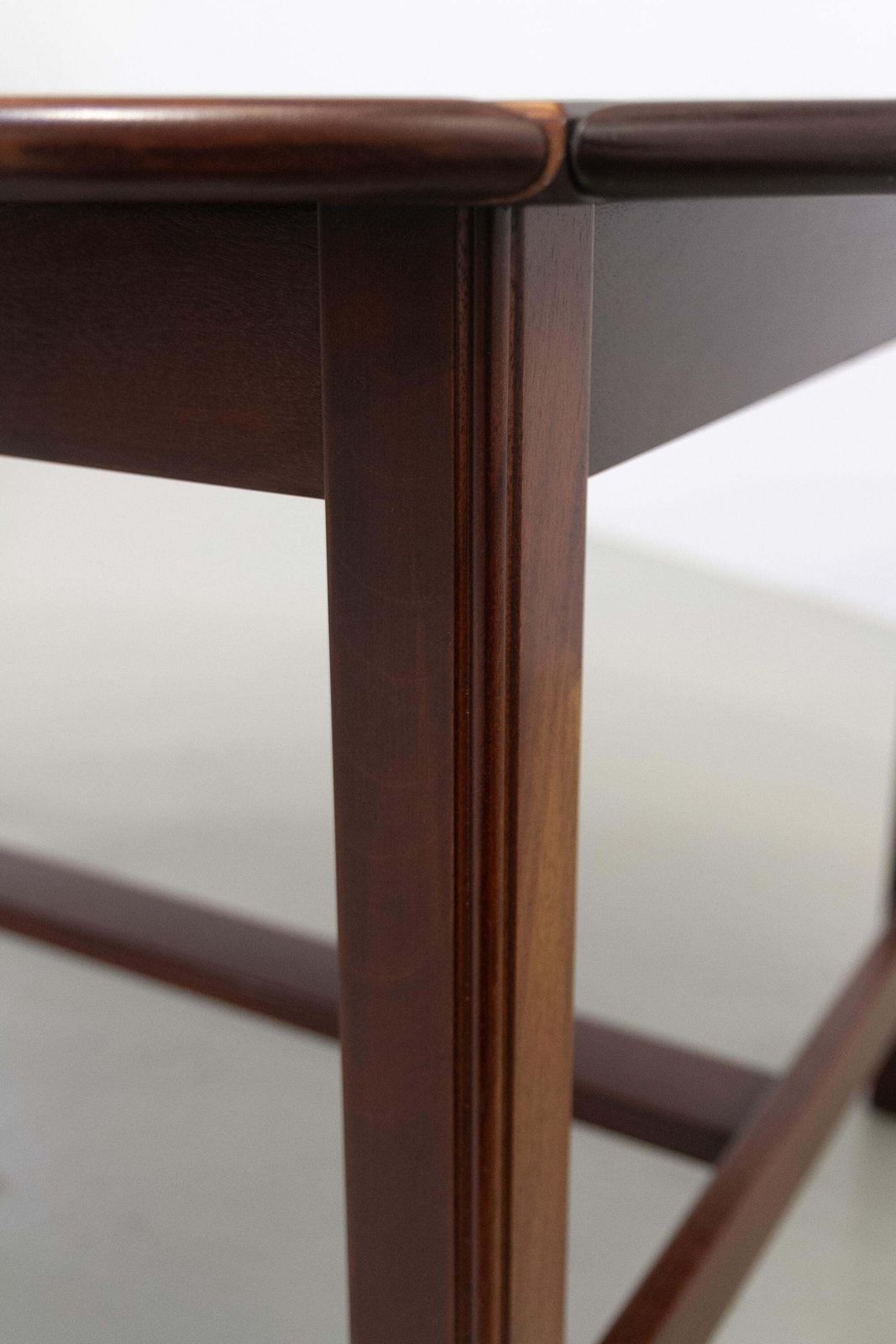 photo for sale English Mahogany And Brass Butler's Tray Coffee Table, 1960s.