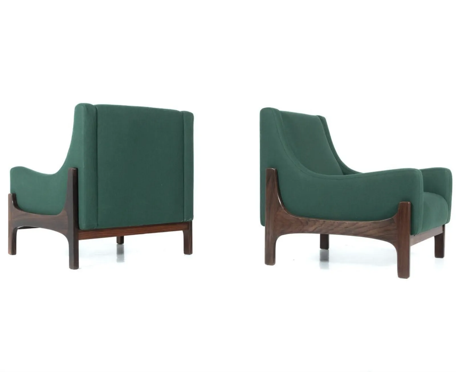 Pair Of Mid Century Italian Armchairs, 1960s – New Upholstery photo furniture
