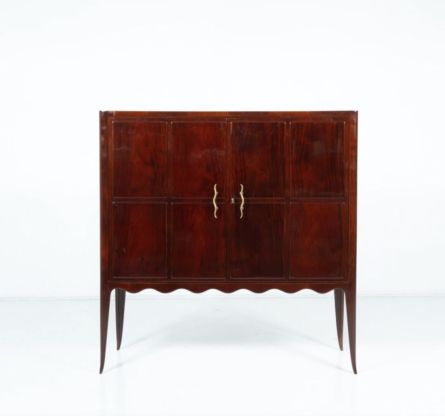 Mid Century Cabinet In The Style Of Paolo Buffa, Italy 1950s photo for sale