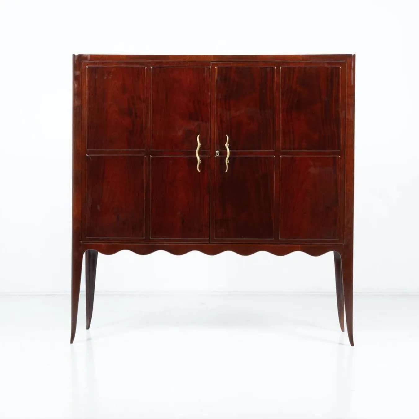 Mid Century Cabinet In The Style Of Paolo Buffa, Italy 1950s photo Furniture