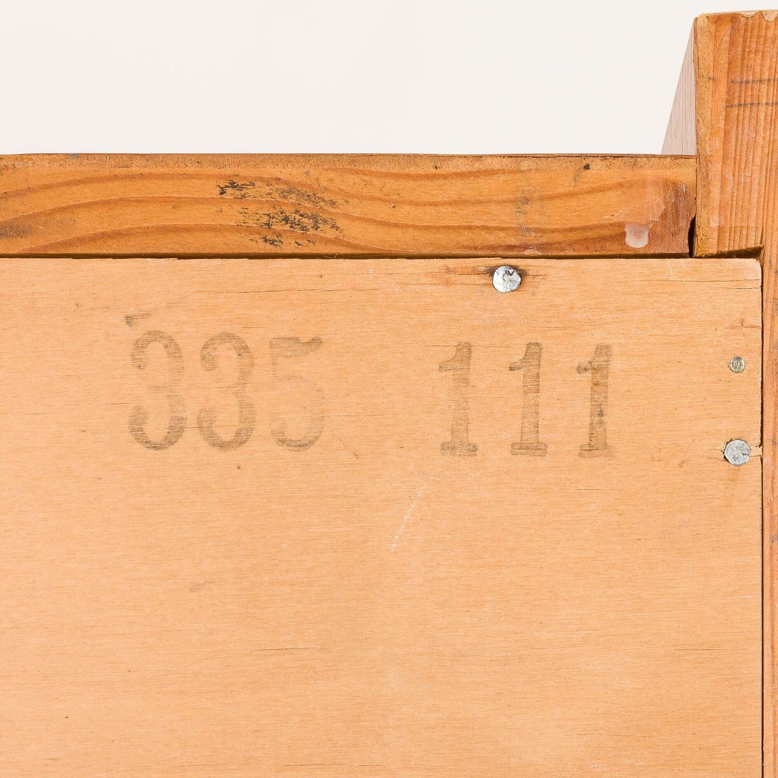 photo vintage Johannes Sorth Oak Bookcase For Nexo, Bornholm, Denmark 1960s.