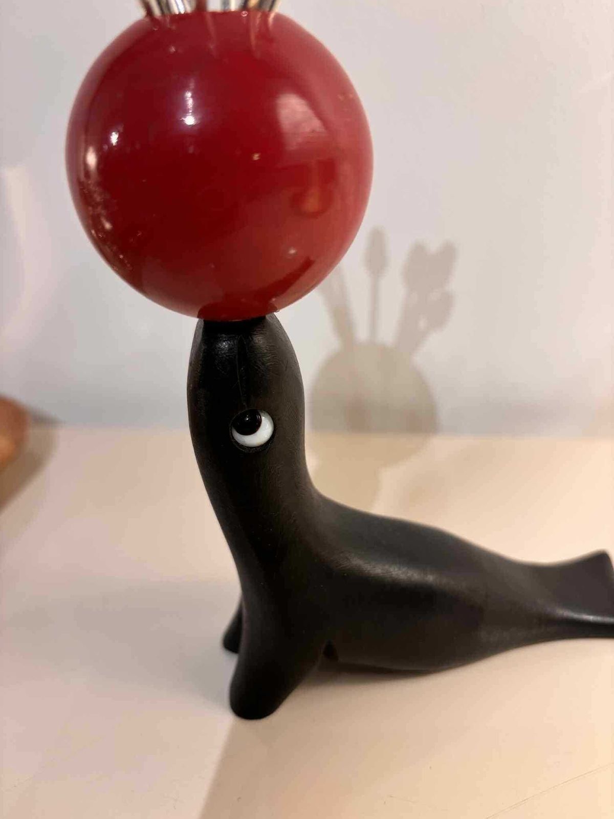 photo for sale Seal Cocktail Pick Holder Vintage Mid Century Modern – Made In France
