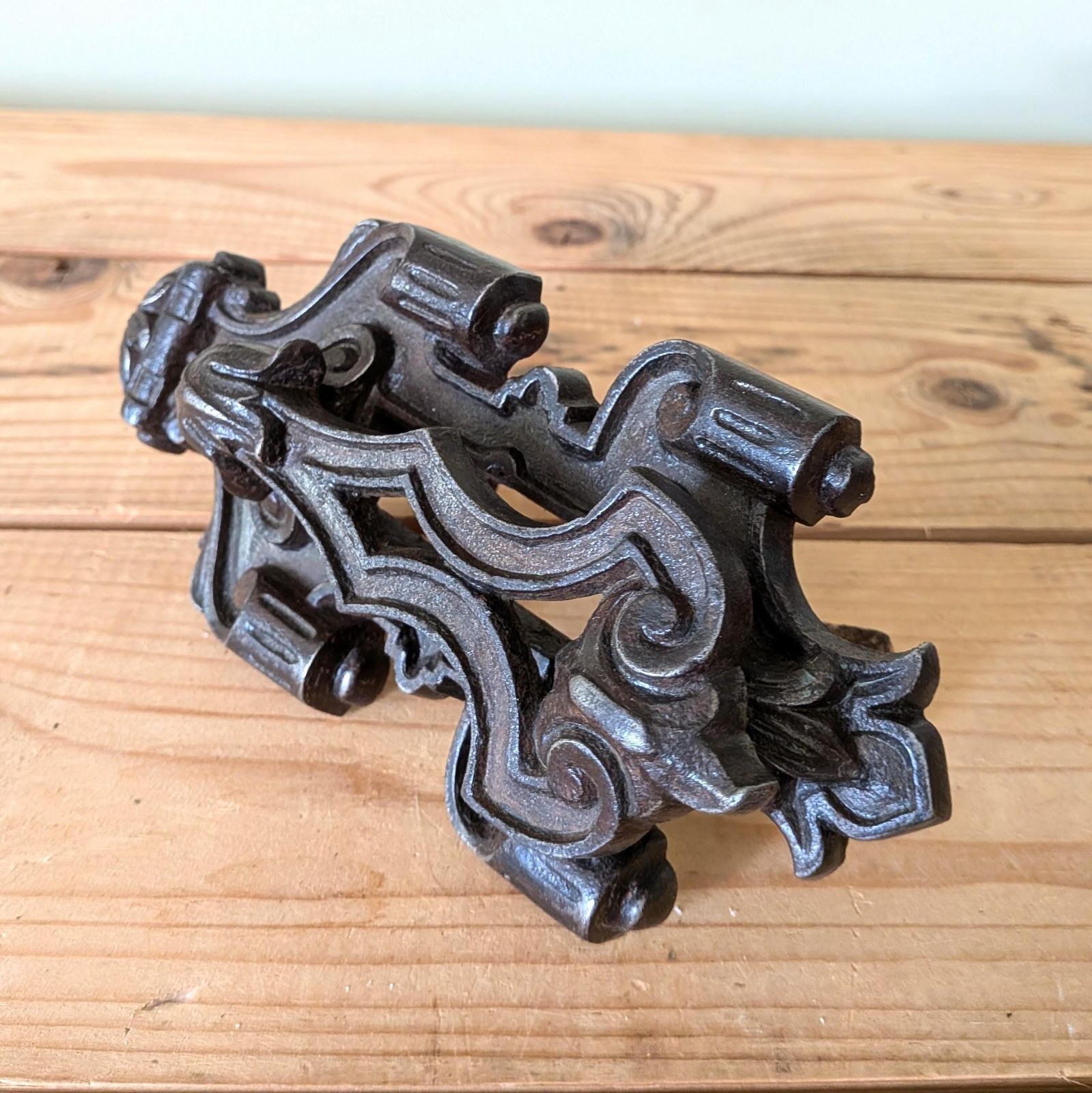 An Antique French Cast Iron Door Knocker   Super Quality C1850 photo furniture