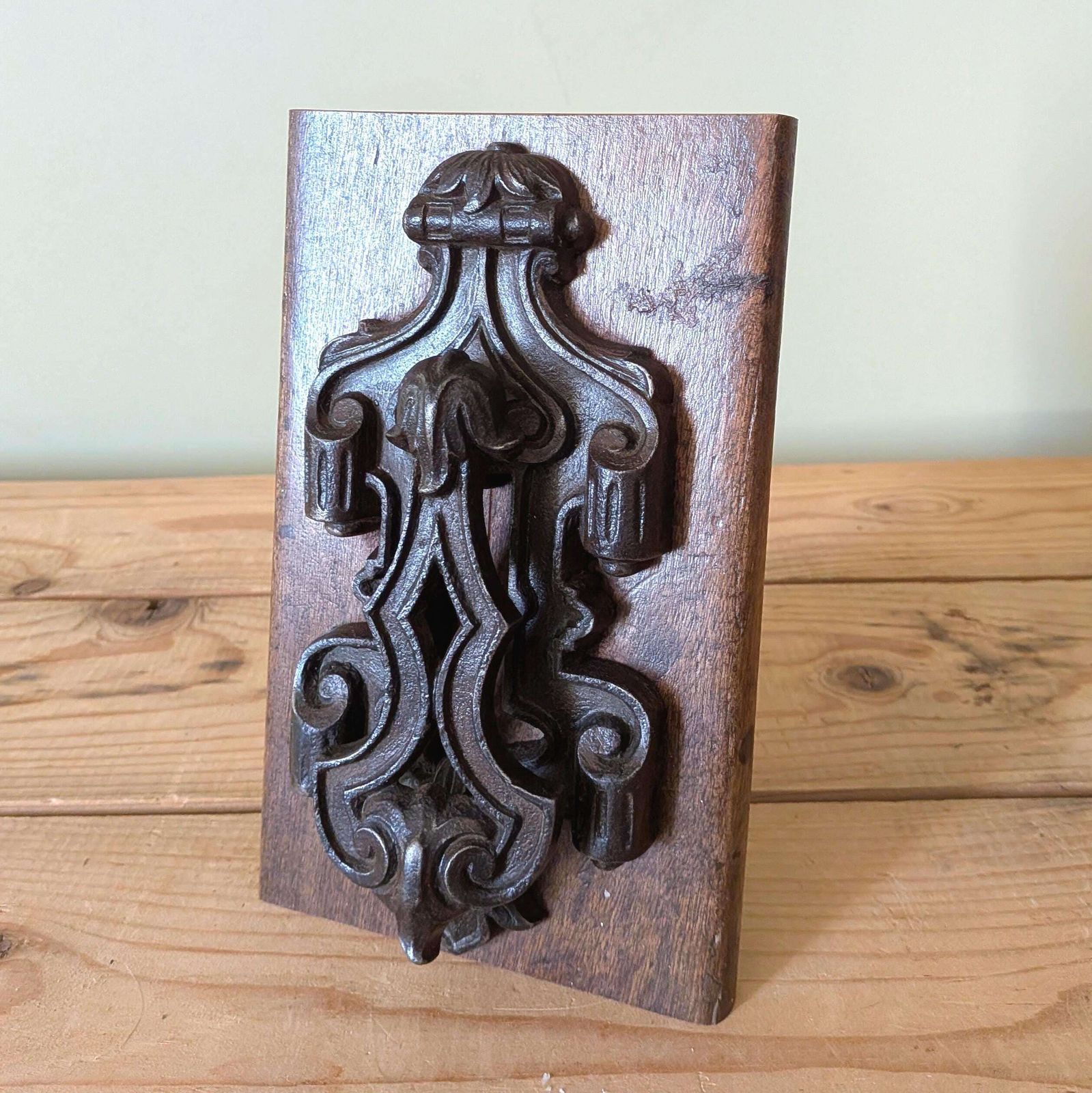 An Antique French Cast Iron Door Knocker   Super Quality C1850 photo Home Fixtures