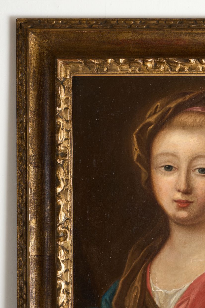 18th Century Portrait Of A Girl After Pierre Gobert photo for sale