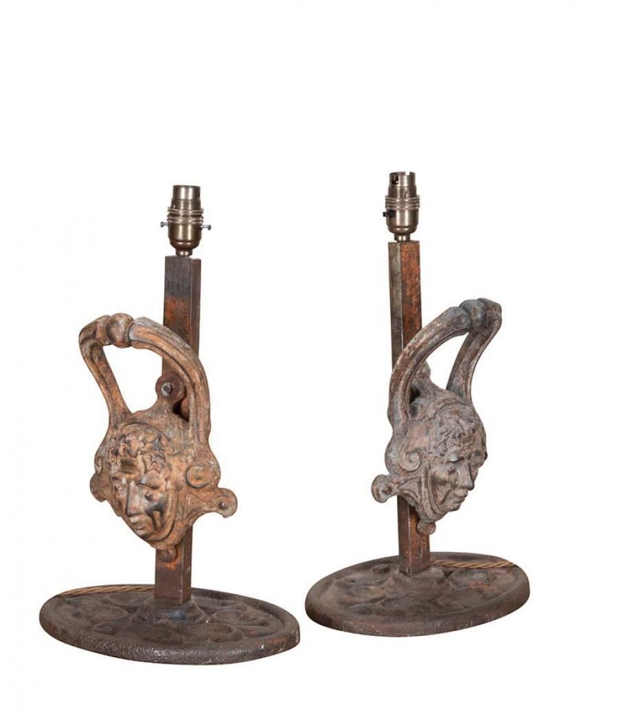 Pair Of Late 19th Century French Lamps Made From Architectural Fragments photo vinterior
