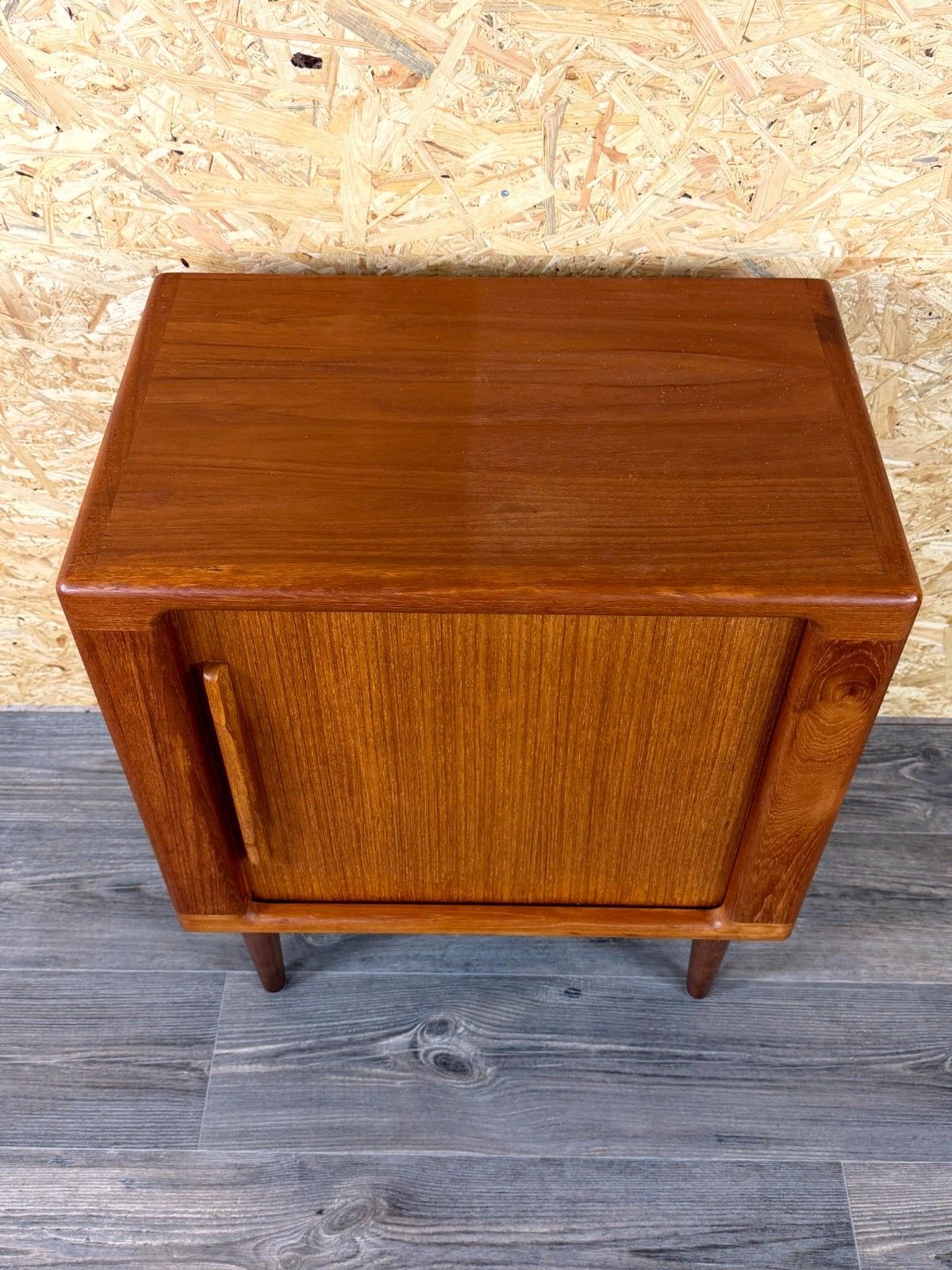 60s 70s Teak Sideboard Credenza Cabinet Danish Modern Design Denmark photo for sale