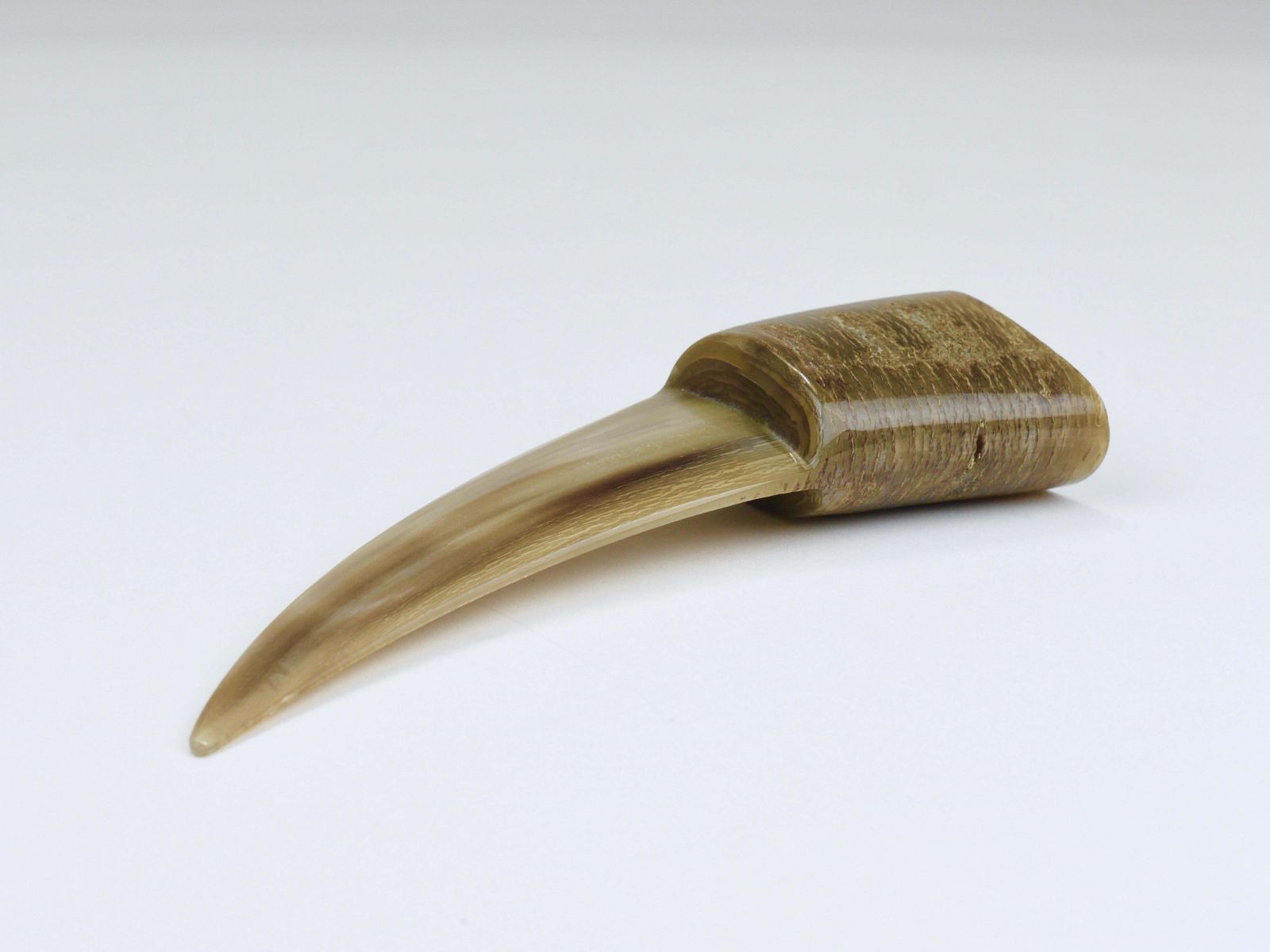 Carl Aubock Horn Letter Opener, Paper Knife, Vienna, Austria, 1960s photo vinterior
